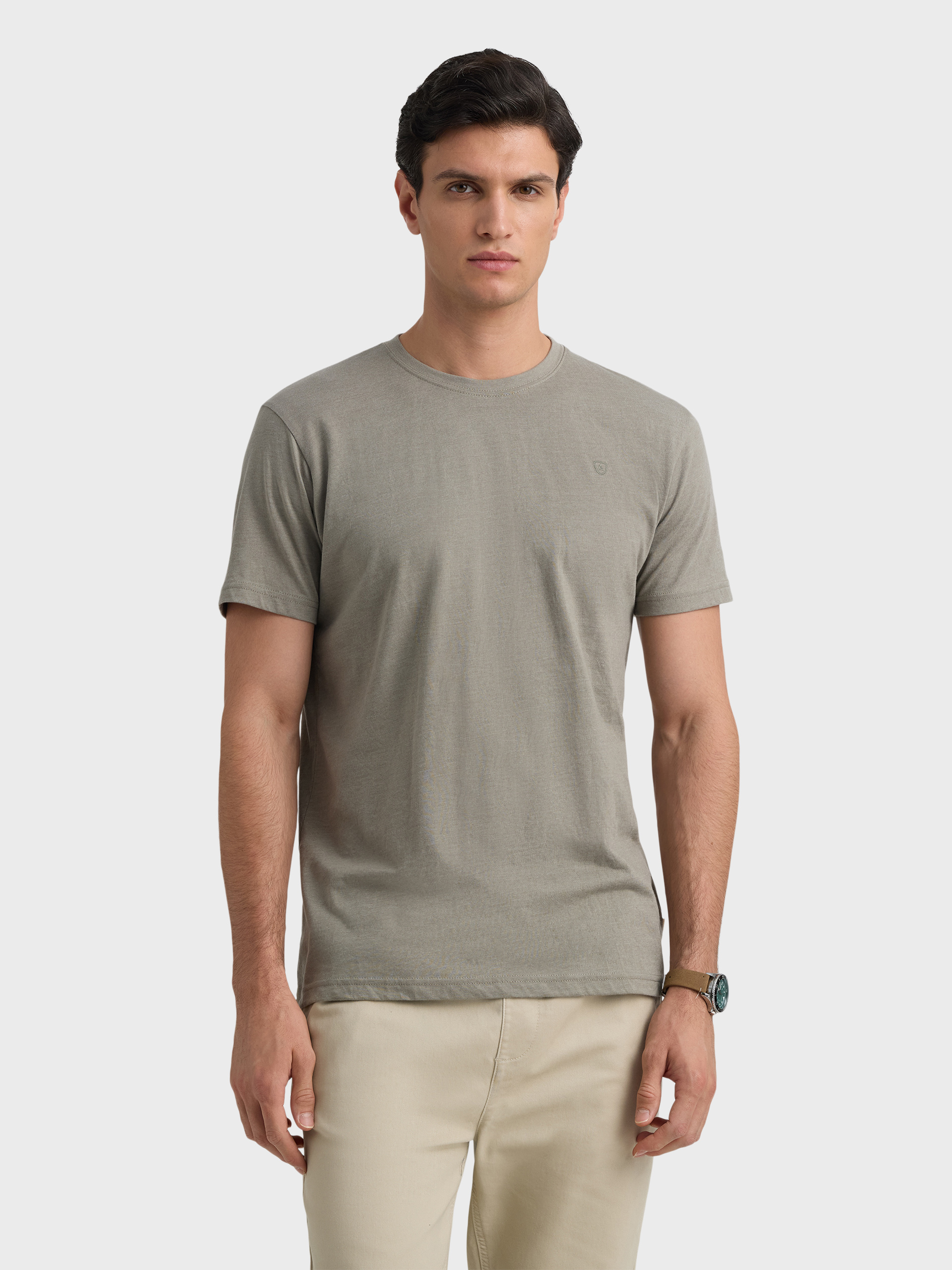 CAMISETA MELANGE VERDE