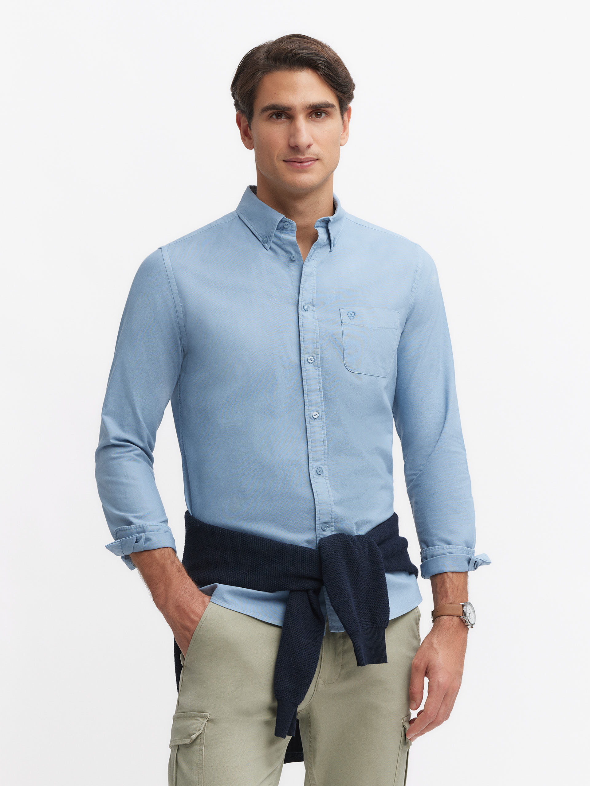 CAMISA OXFORD POCKET DYE