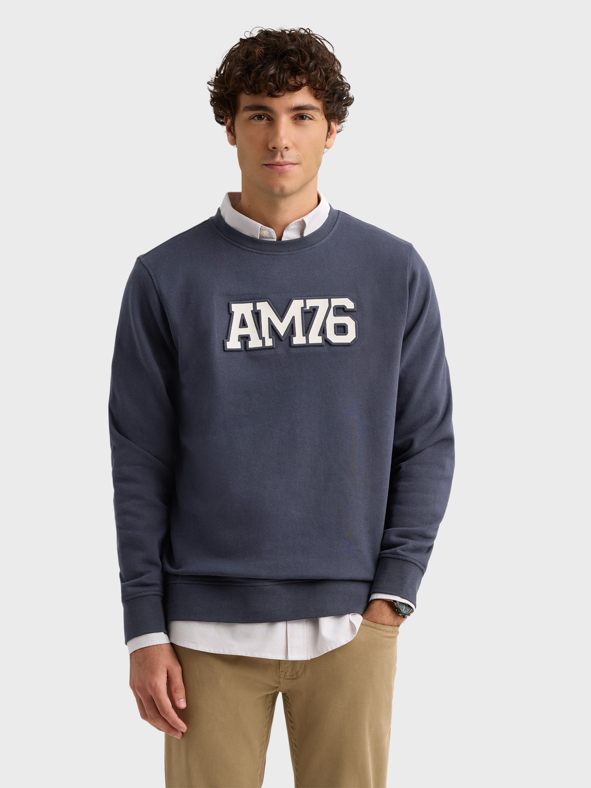 SUDADERA OFFICIAL AZUL MARINO