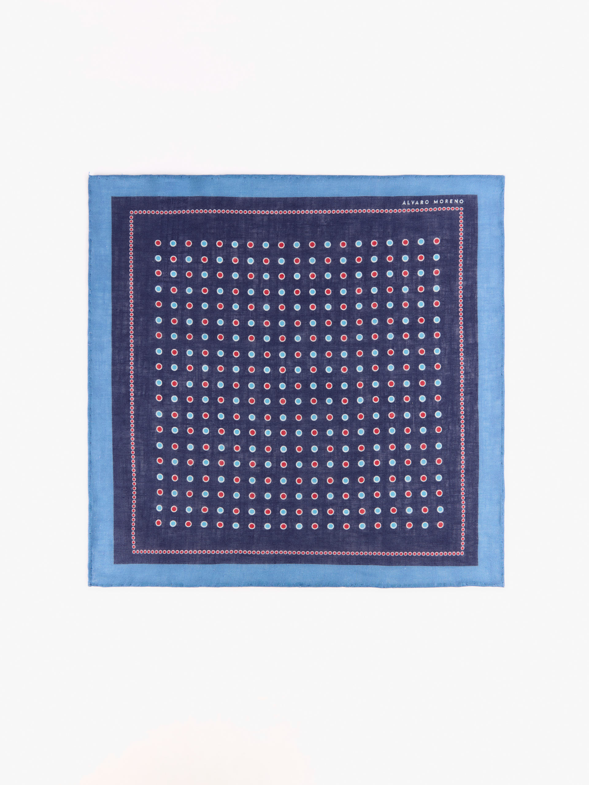 PAÑUELO PRINTED AZUL MARINO