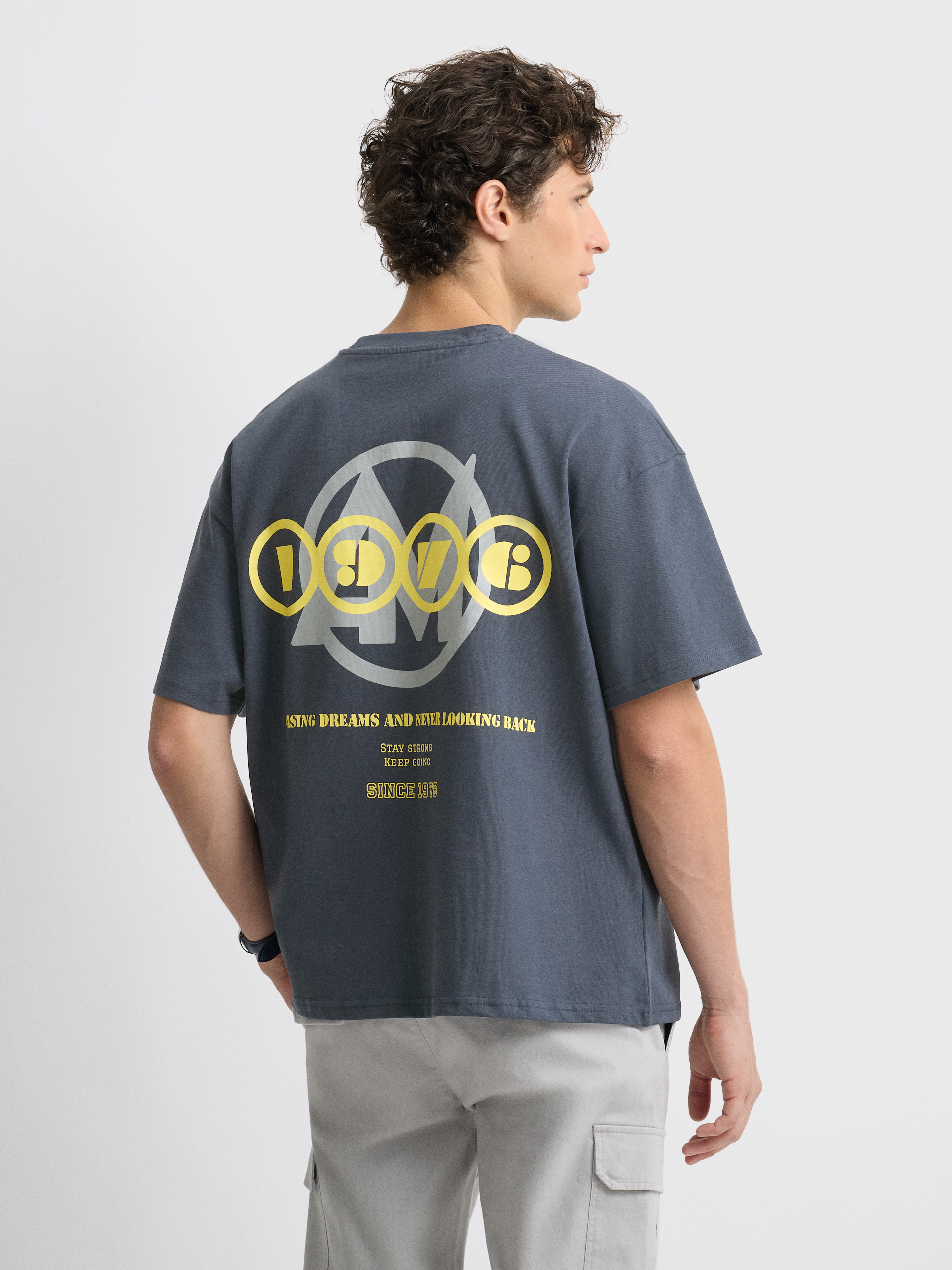 CAMISETA DREAMS AZUL MARINO