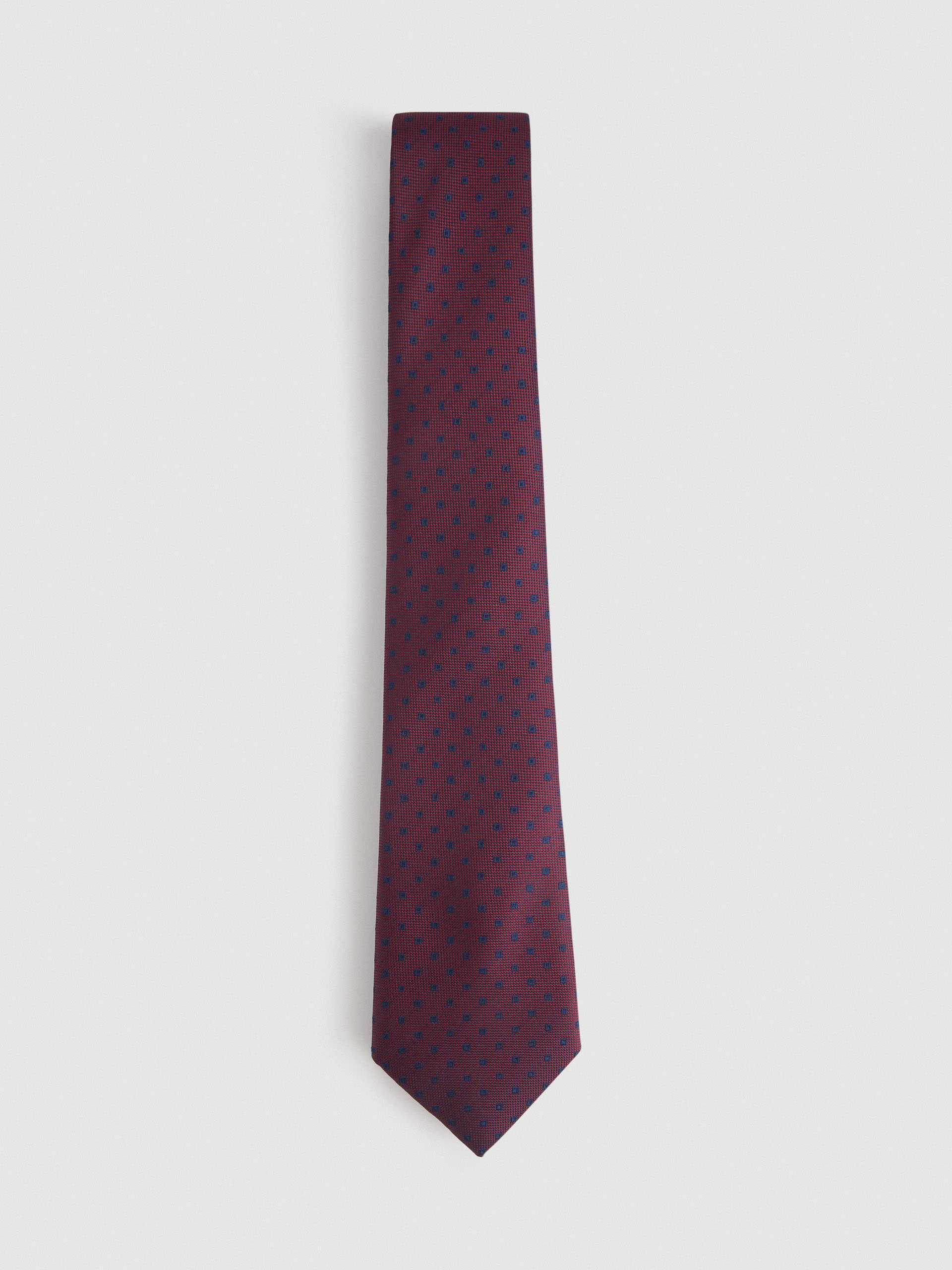 CORBATA JACQUARD MF BURDEOS