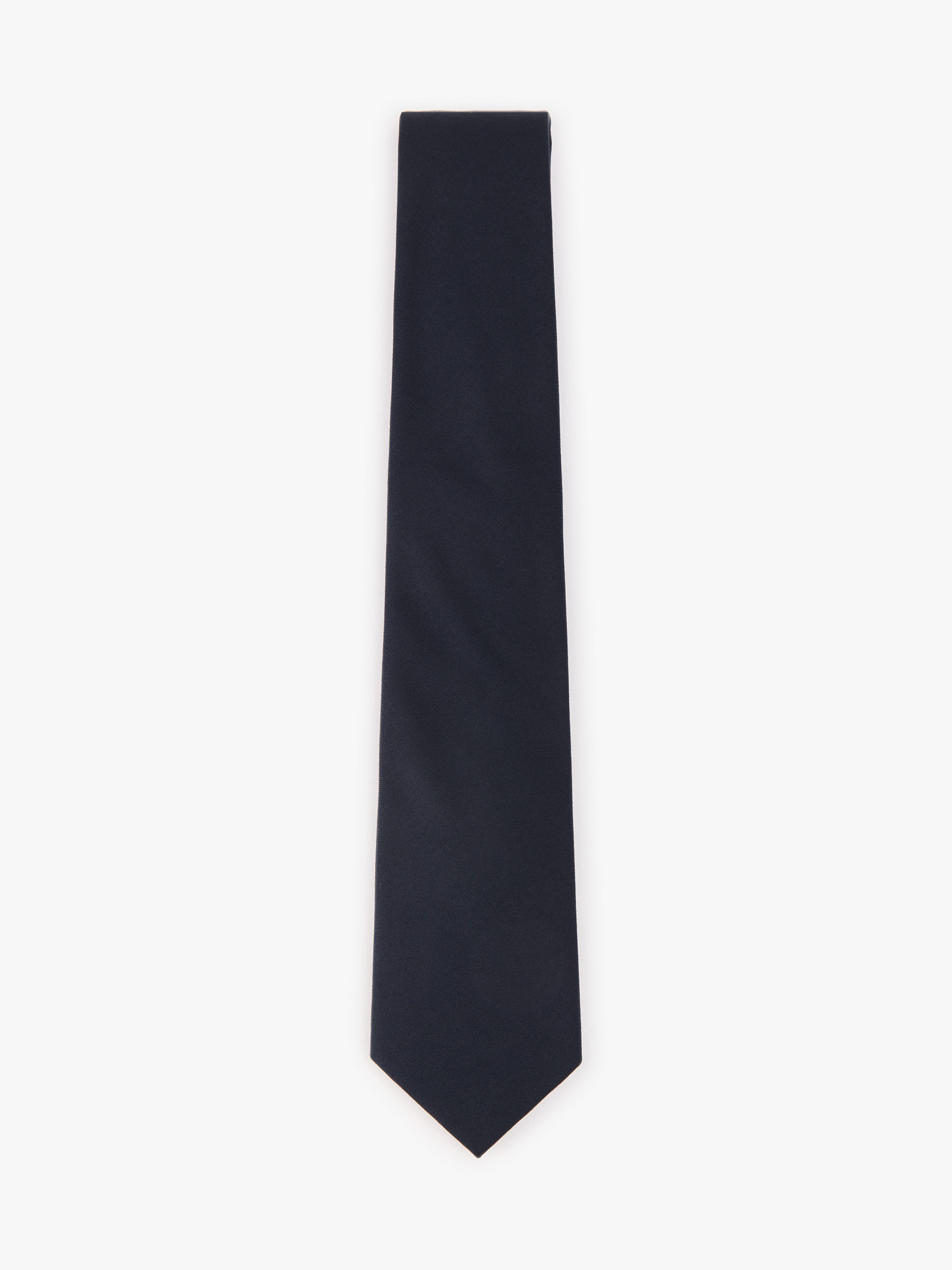 CORBATA LISA MATE AZUL MARINO