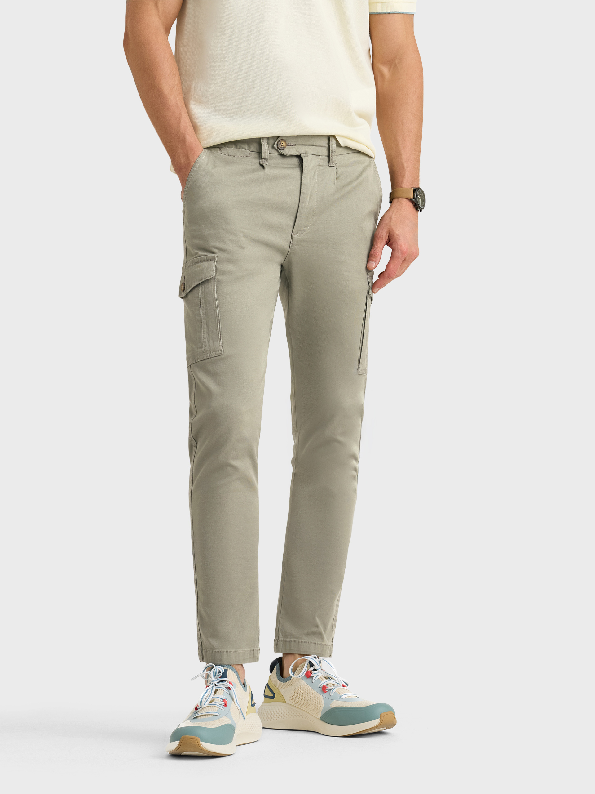 PANTALON CARGO VERDE