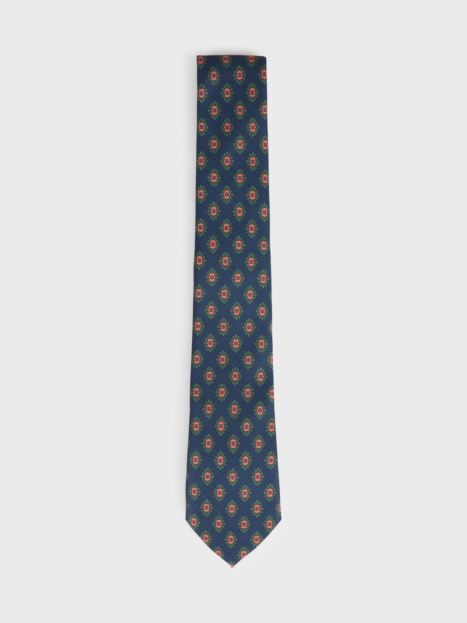 CORBATA PRINTED AZUL MARINO