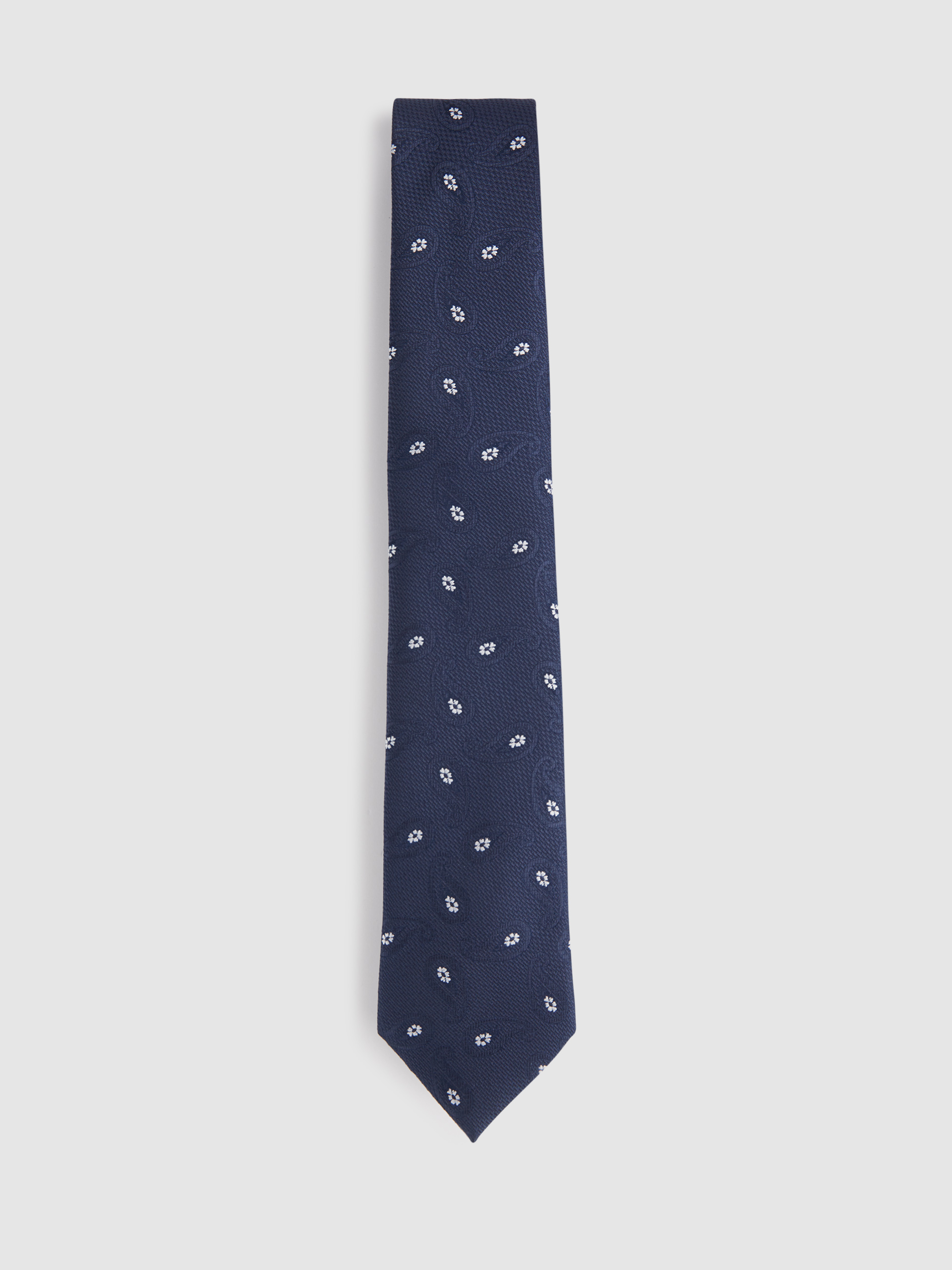 CORBATA JACQUARD MF AZUL MARINO