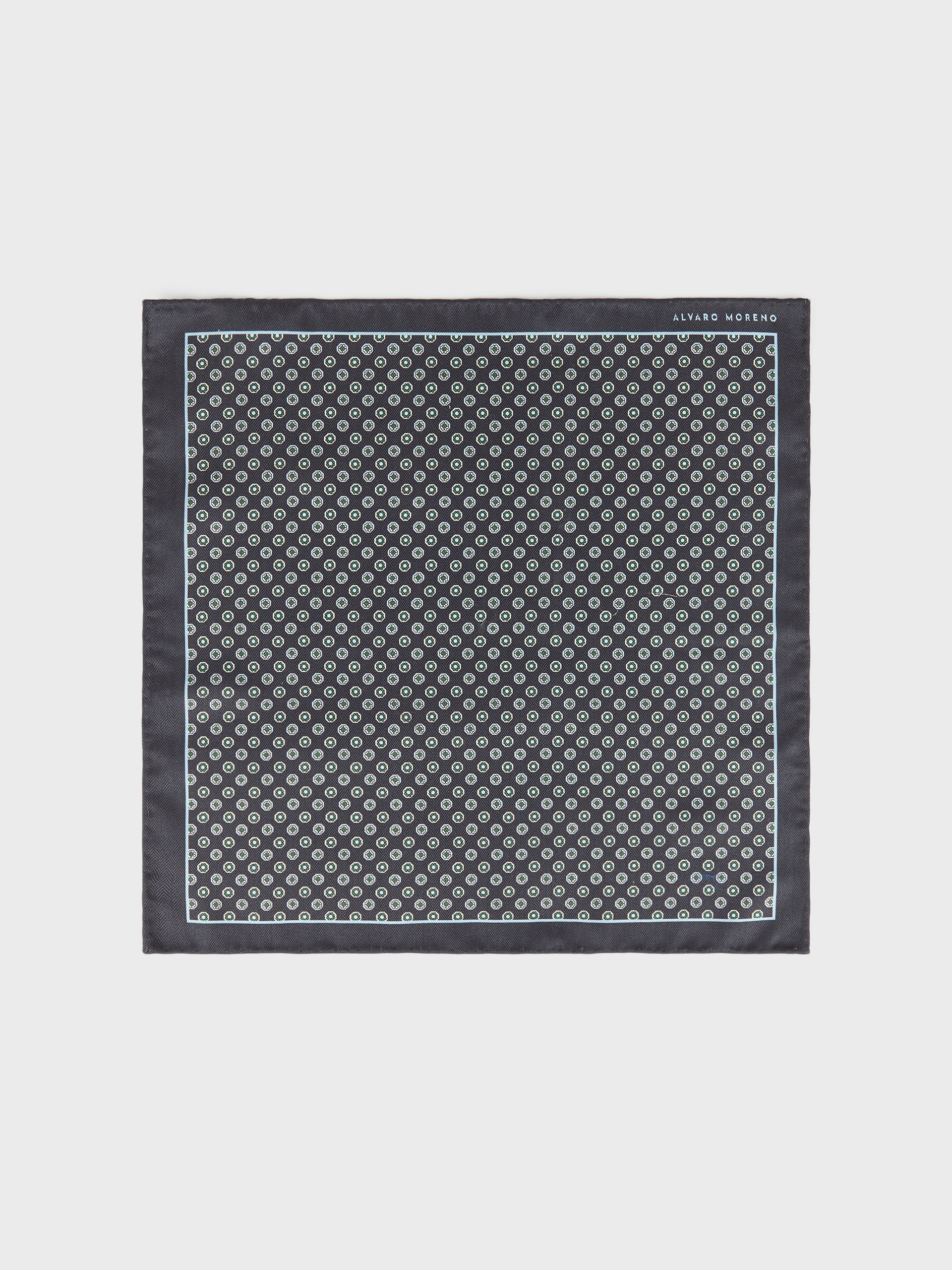 PAÑUELO PRINTED AZUL MARINO