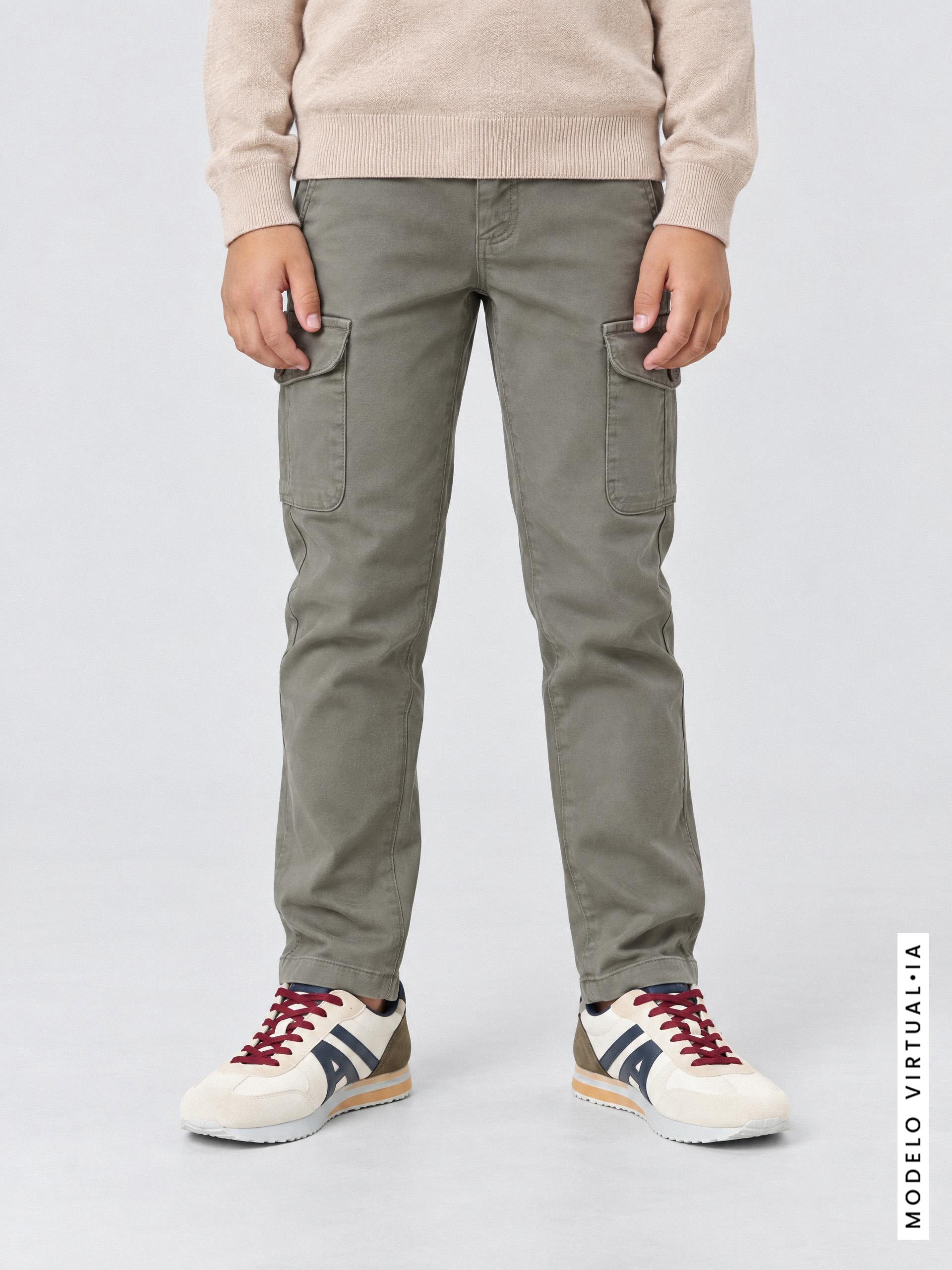 PANTALON BUFFALO KIDS VERDE