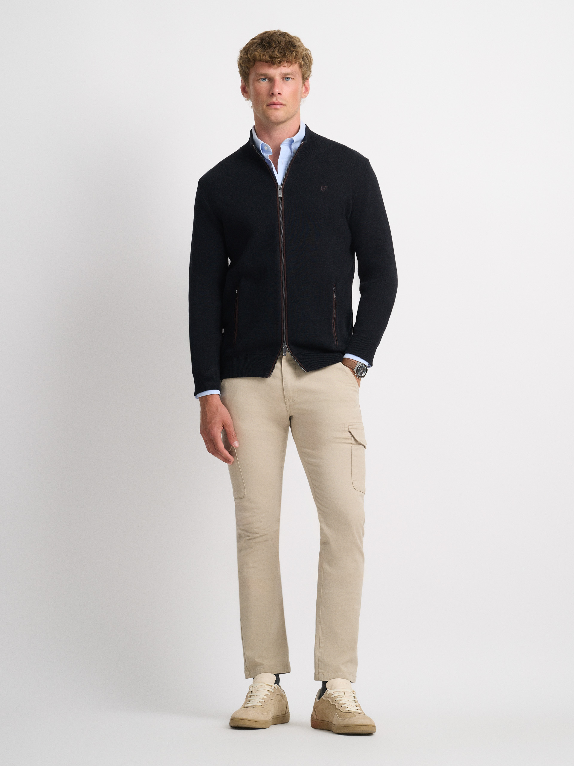 CARDIGAN CONTRASTE