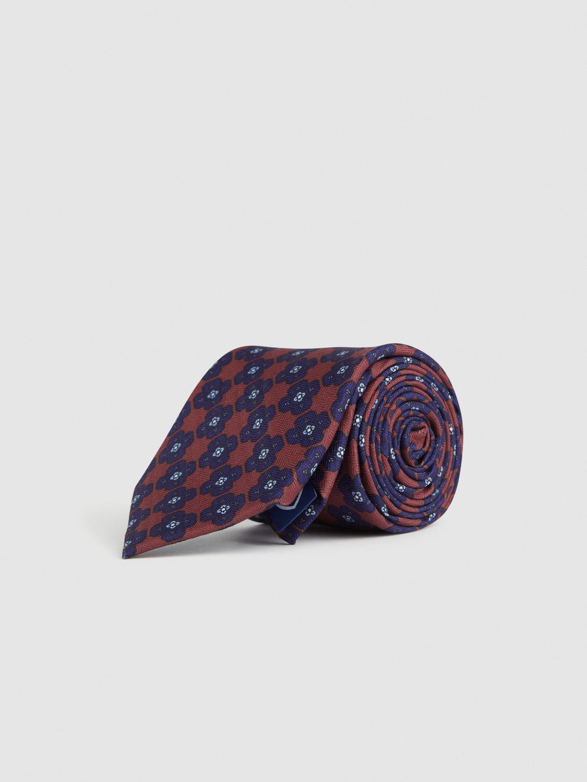 CORBATA PRINTED BURDEOS