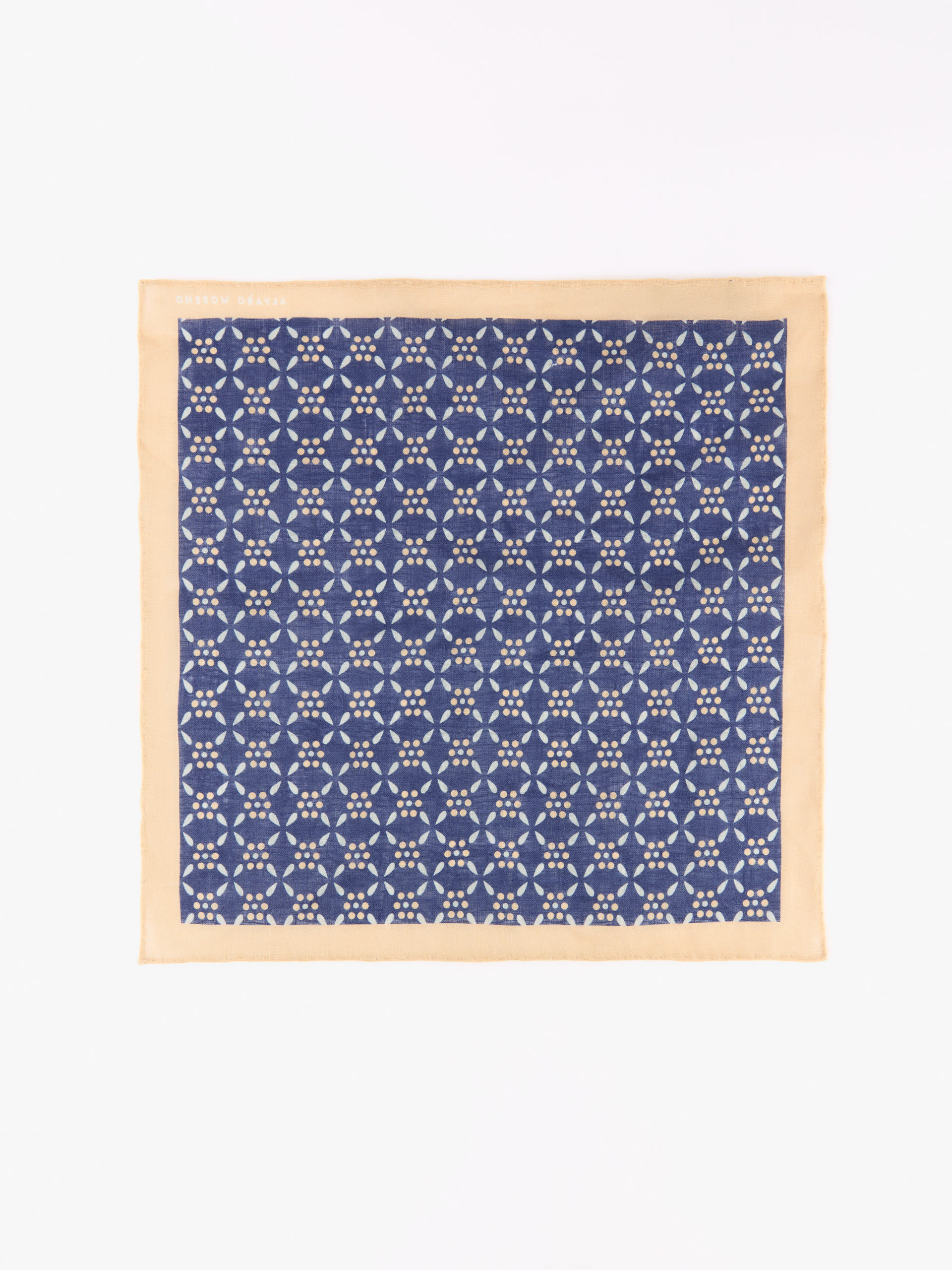 PAÑUELO PRINTED AZUL MARINO