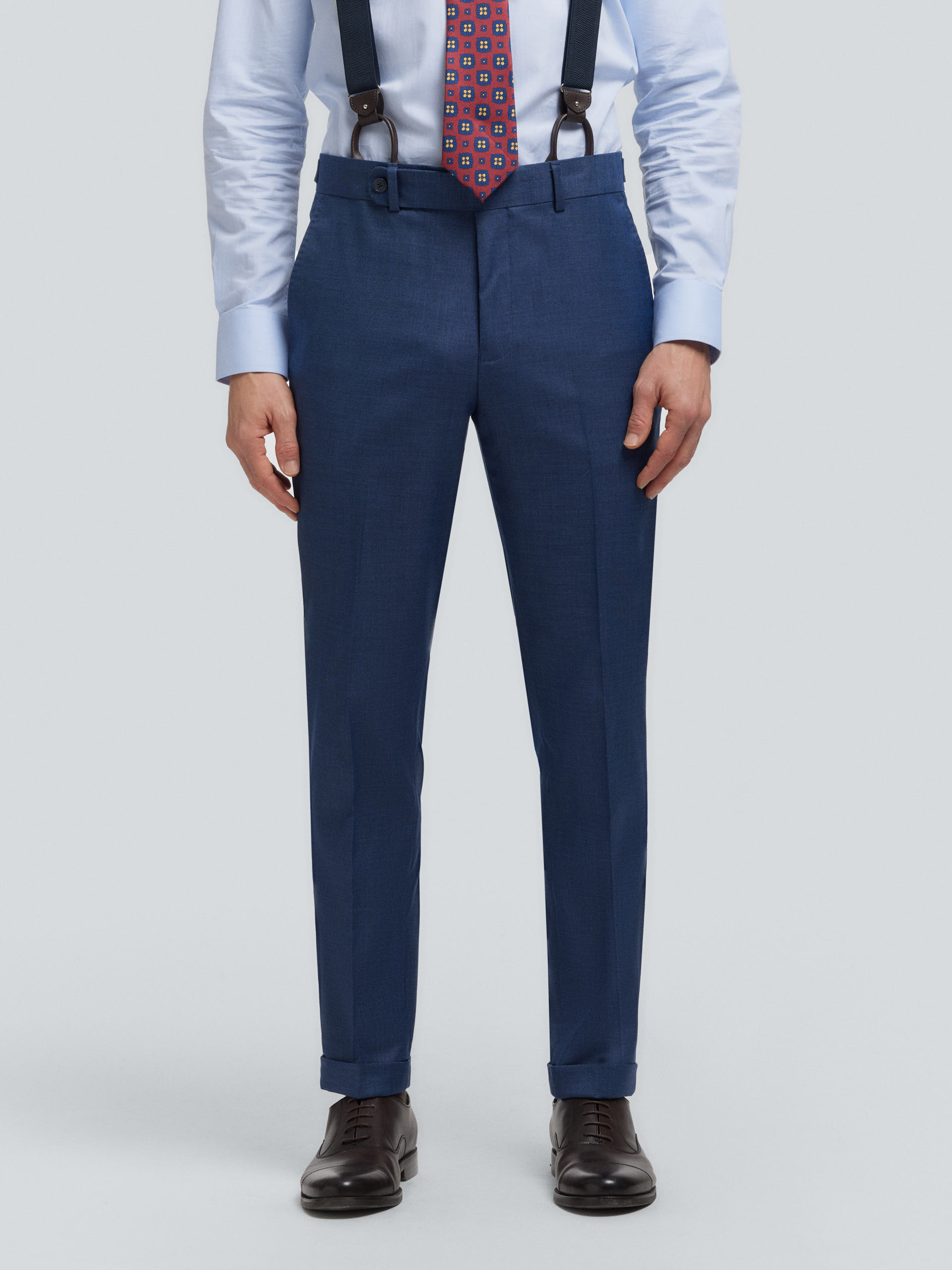 PANTALON NAPOLI FIL A FIL AZUL