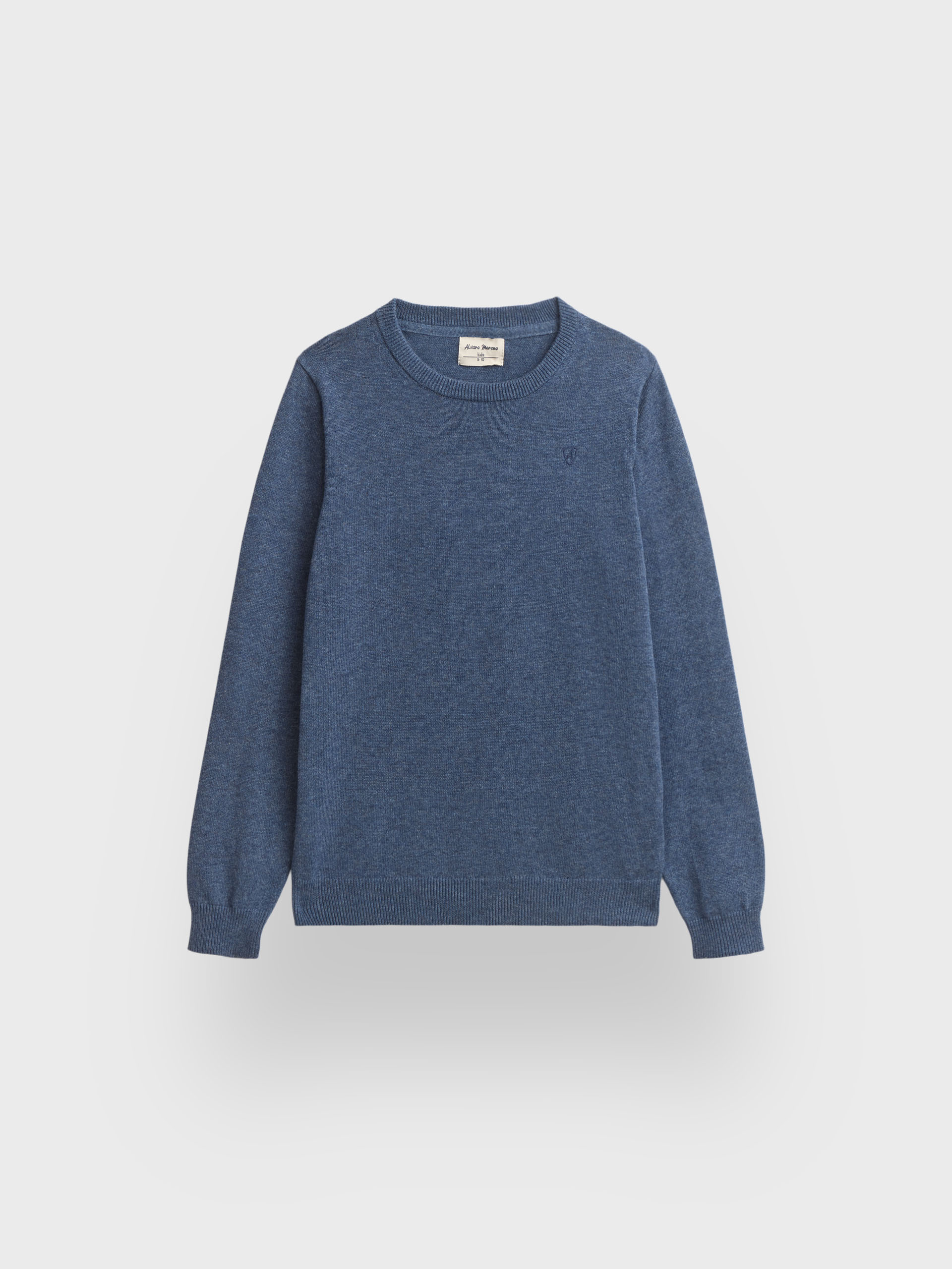 JERSEY ROUND NECK KIDS AZUL