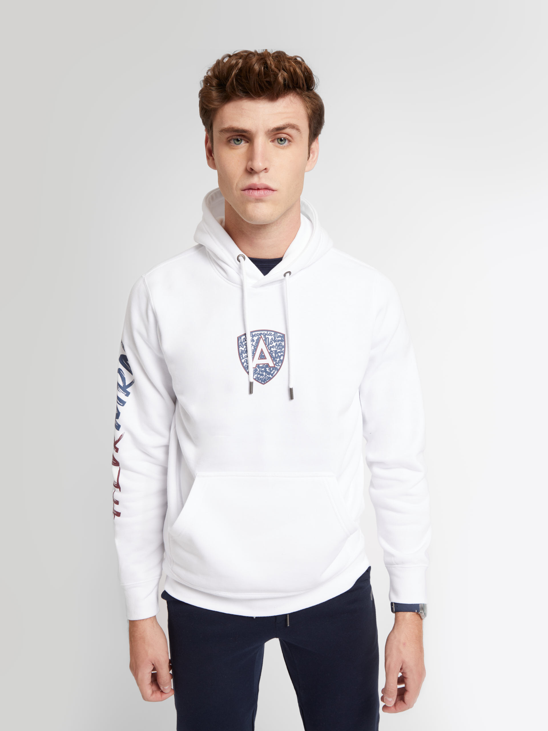 SUDADERA BRUSH BLANCO