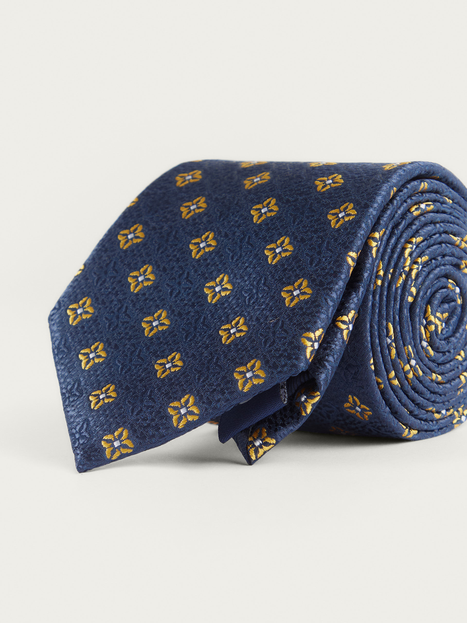 CORBATA JACQUARD MF AMARILLO