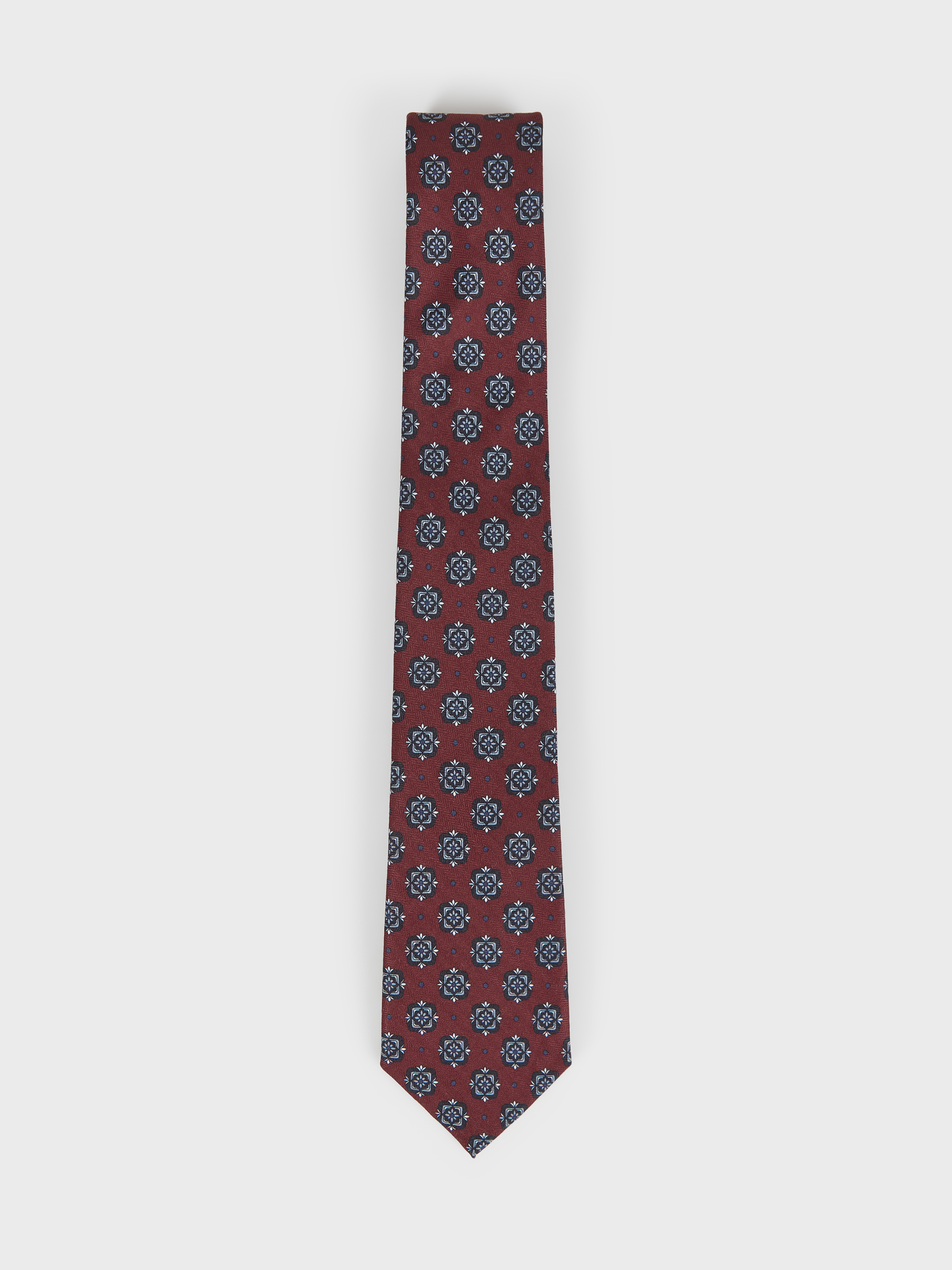 CORBATA PRINTED BURDEOS