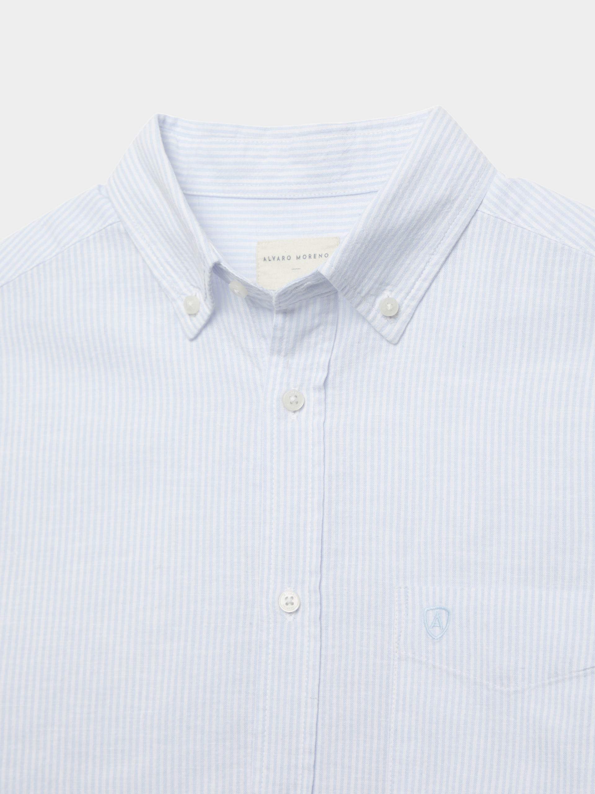 CAMISA LINO RAYAS BD