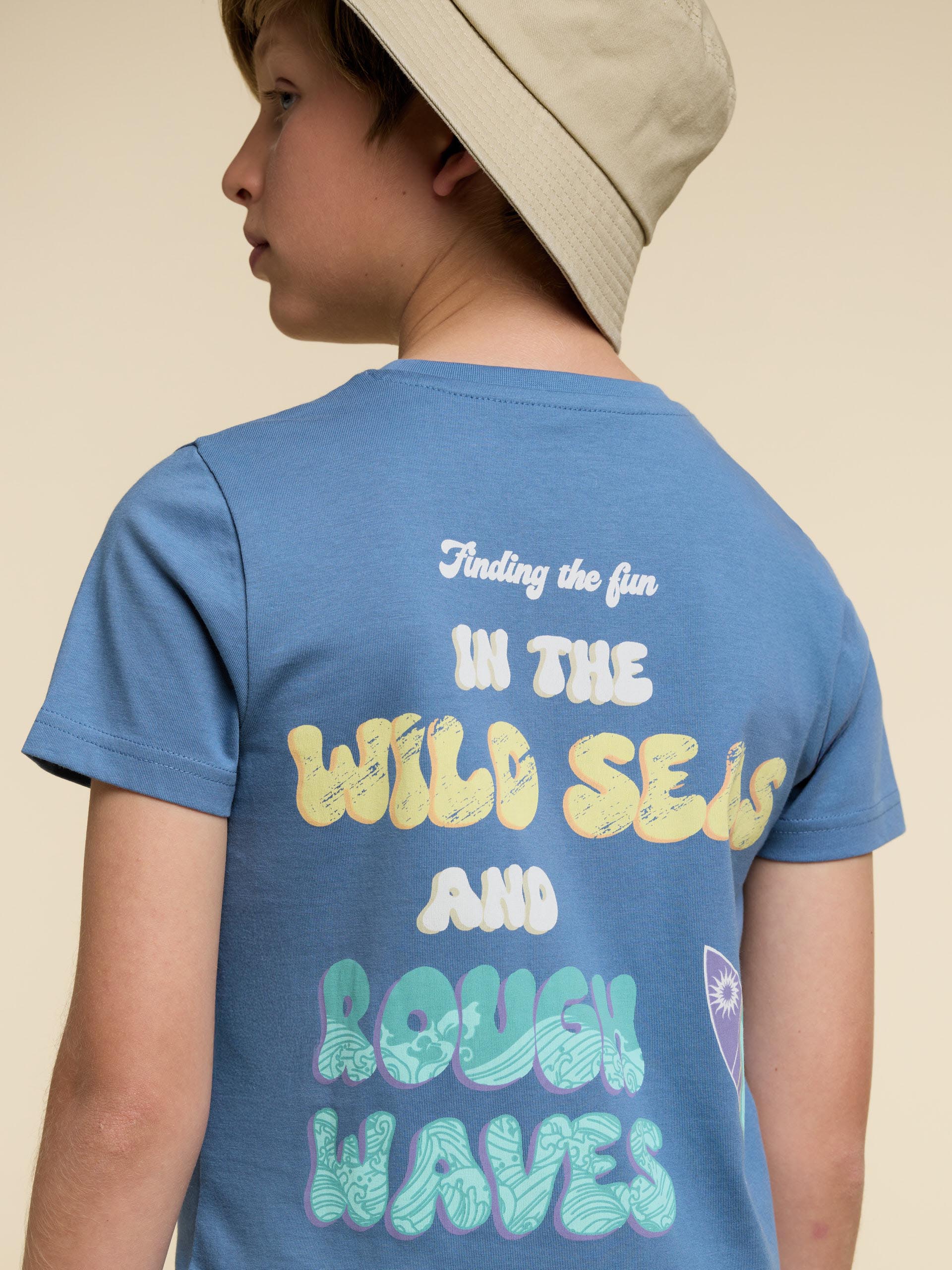 CAMISETA WILD KIDS AZUL