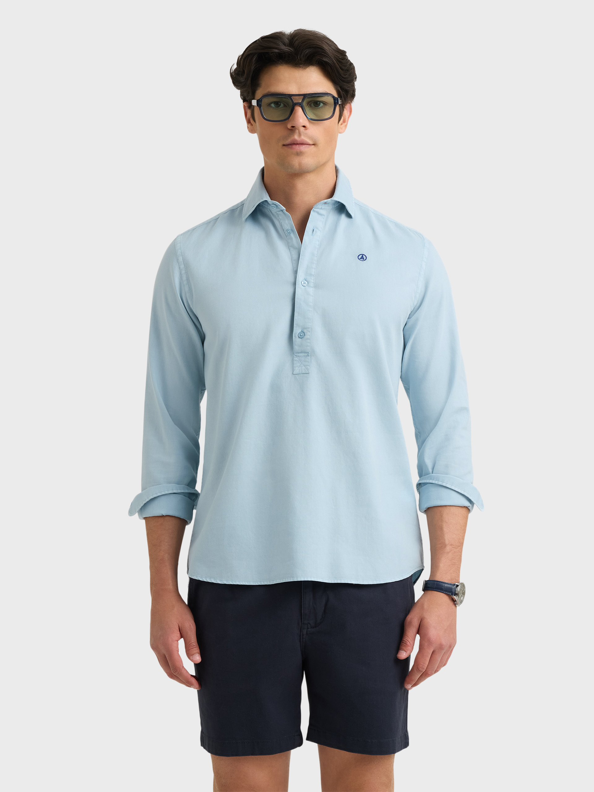 POLERA PANAMA DYE AZUL