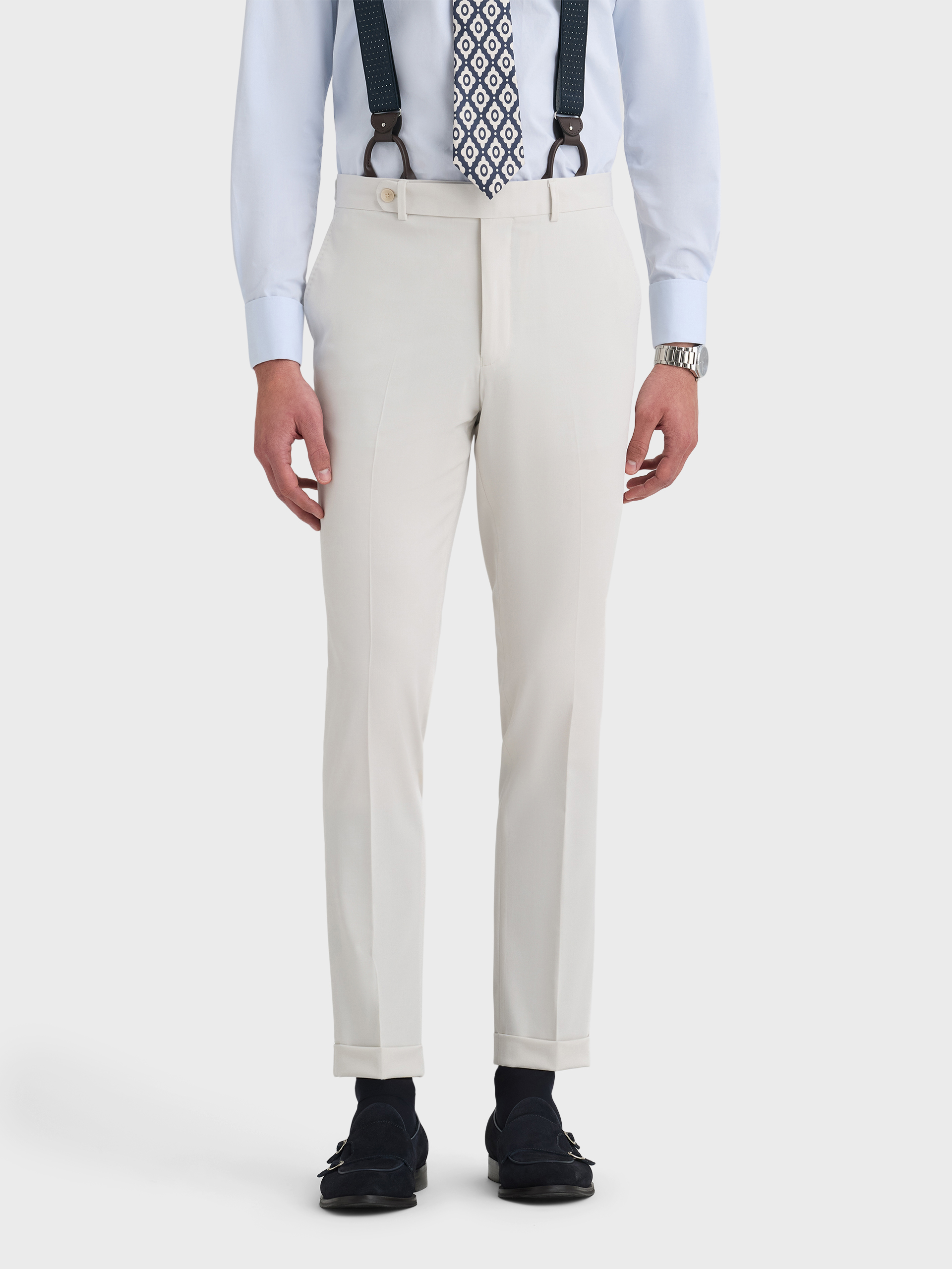 PANTALON NAPOLI ROYAL TWILL CRUDO