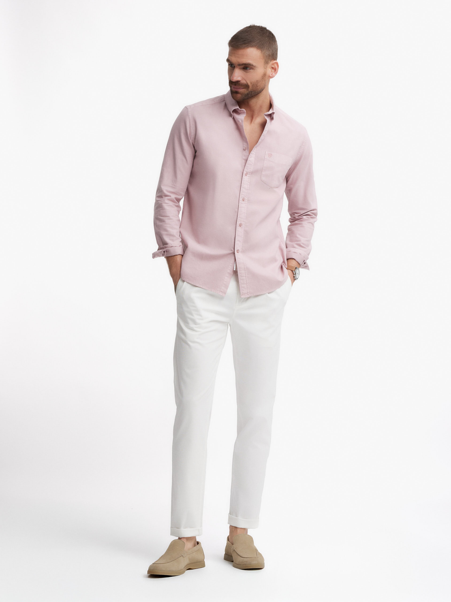 CAMISA OXFORD POCKET DYE