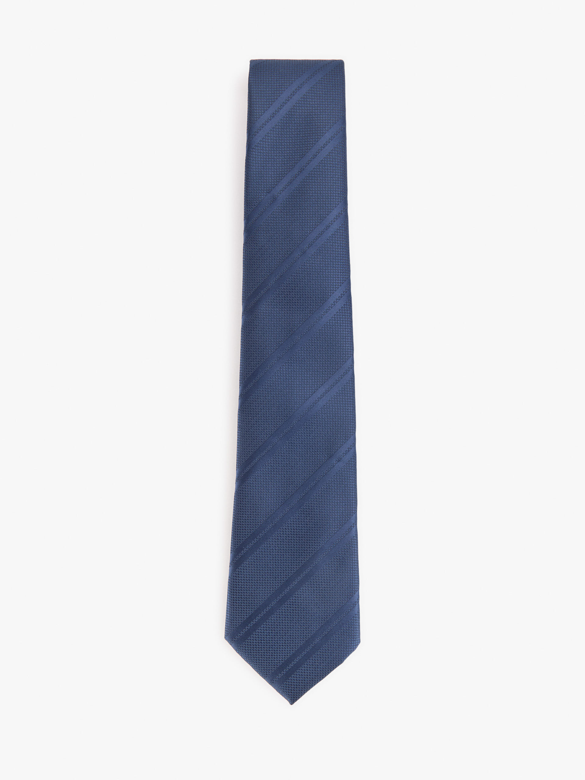 CORBATA JACQUARD MF AZUL MARINO