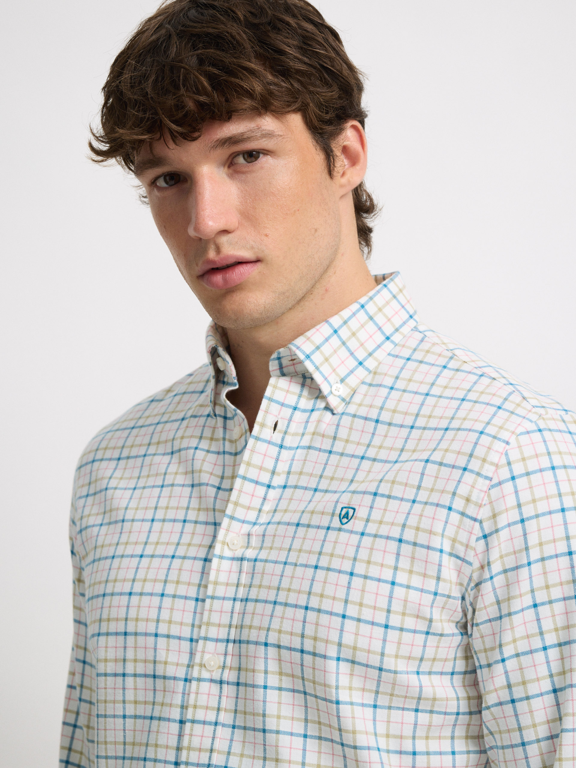 CAMISA FLANNEL CHECKS AZUL