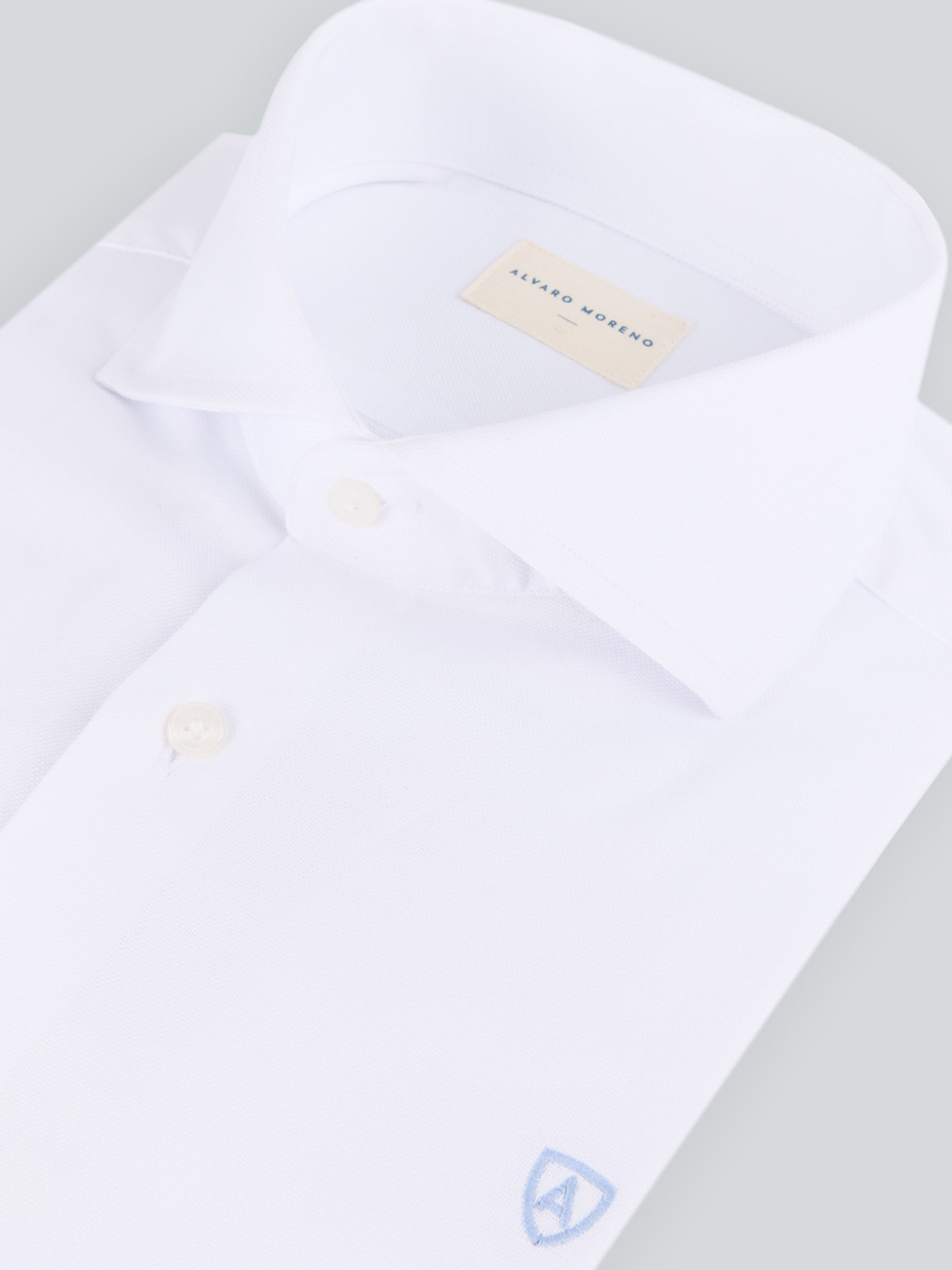 CAMISA VESTIR MICRO PANAMA BLANCO