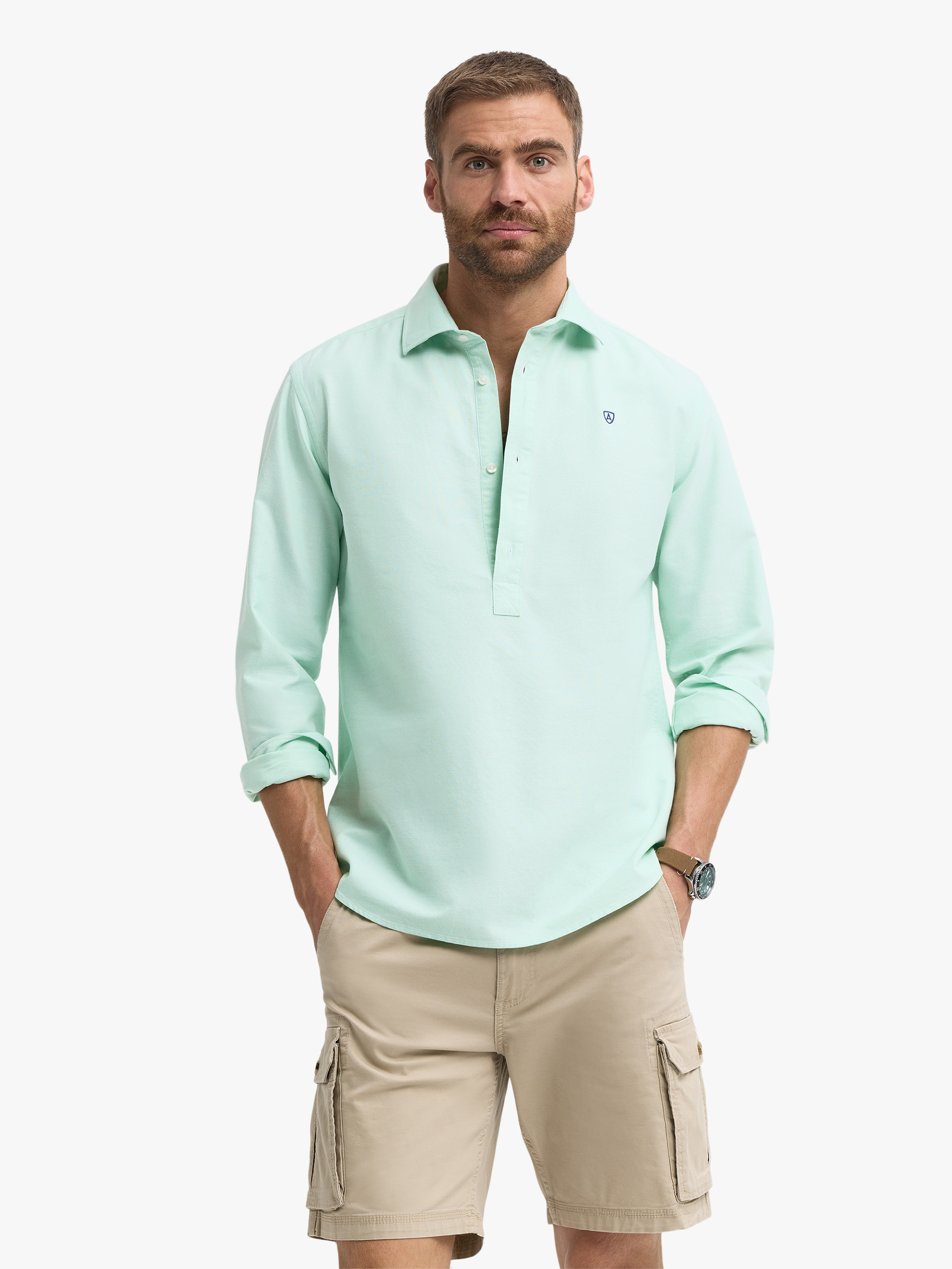 POLERA OXFORD SOLID VERDE