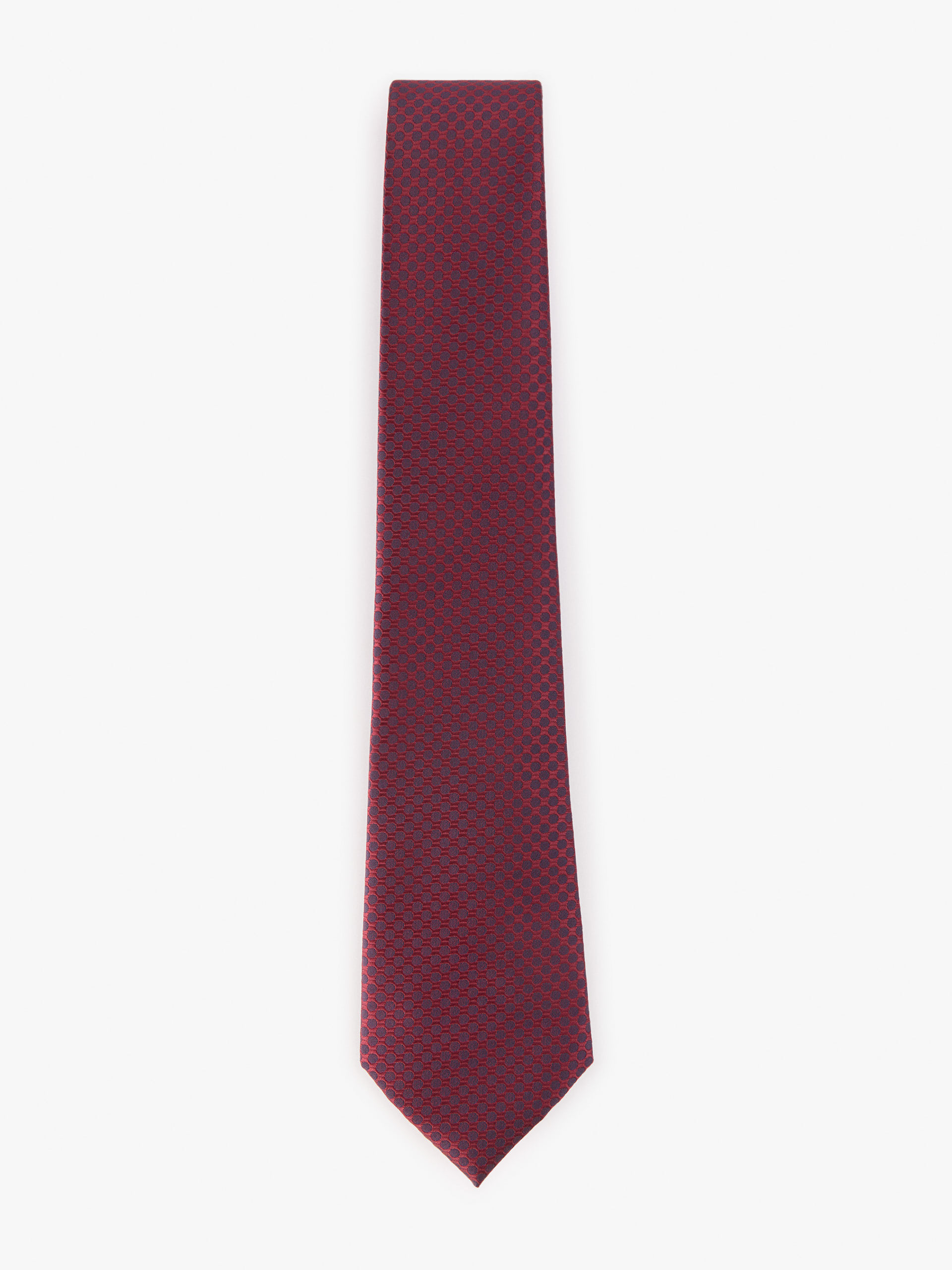 CORBATA JACQUARD MF BURDEOS