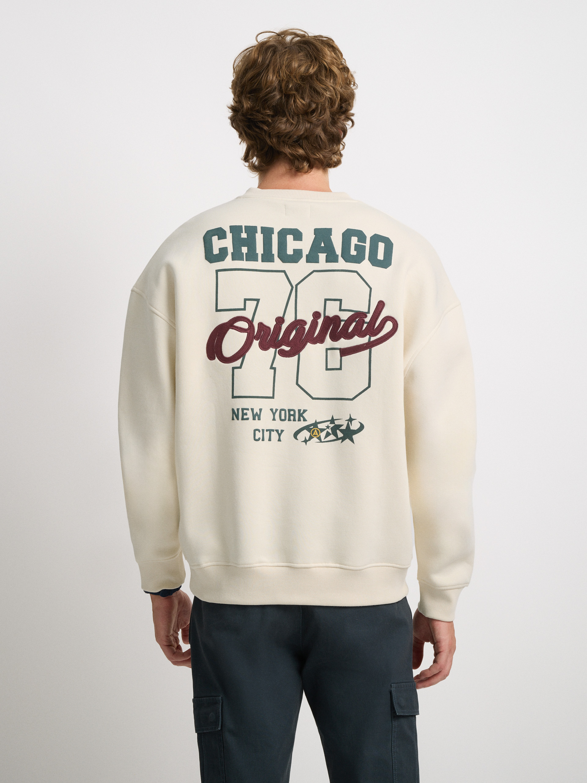 SUDADERA CHICAGO CRUDO