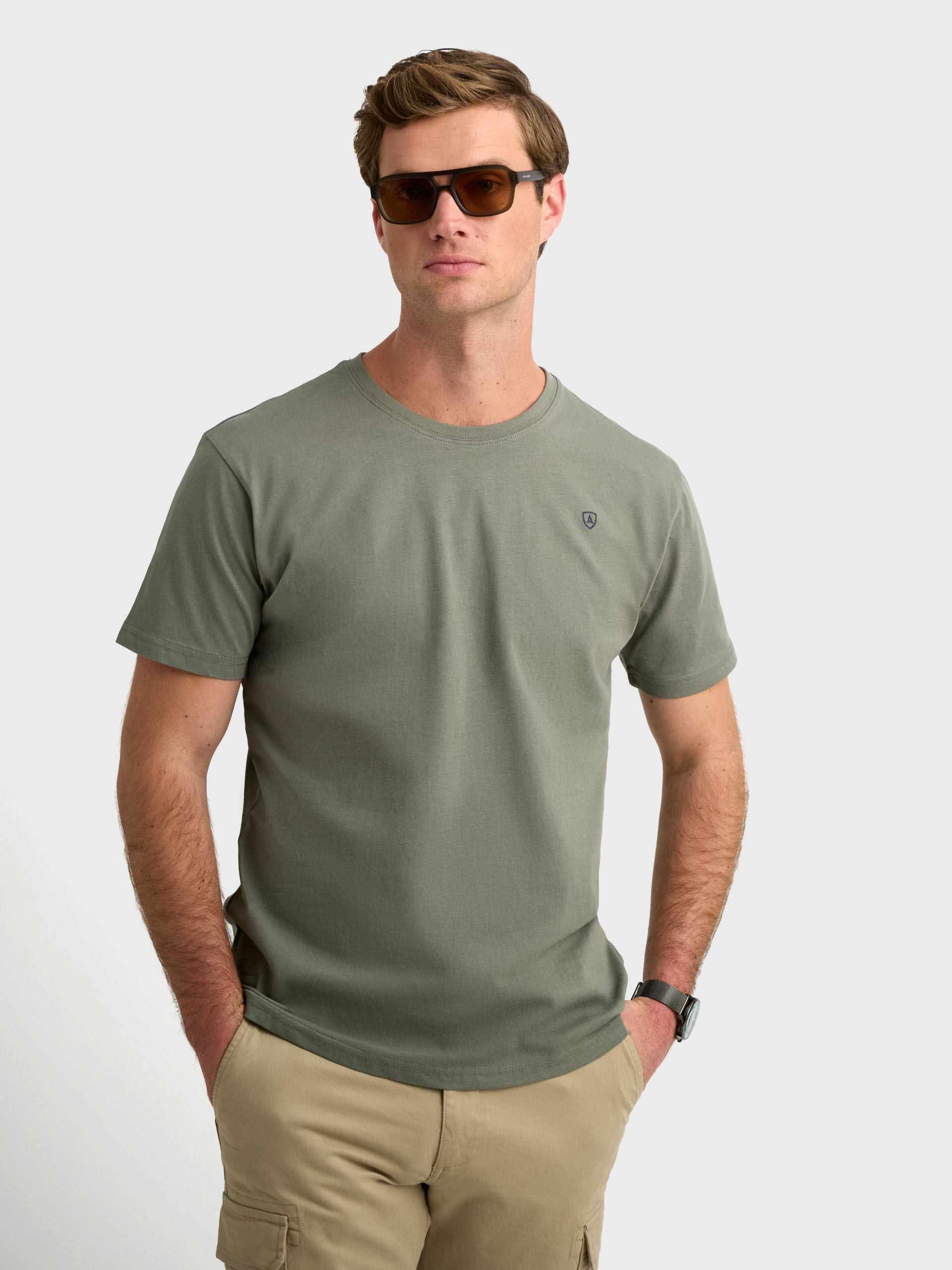 CAMISETA BASICA VERDE