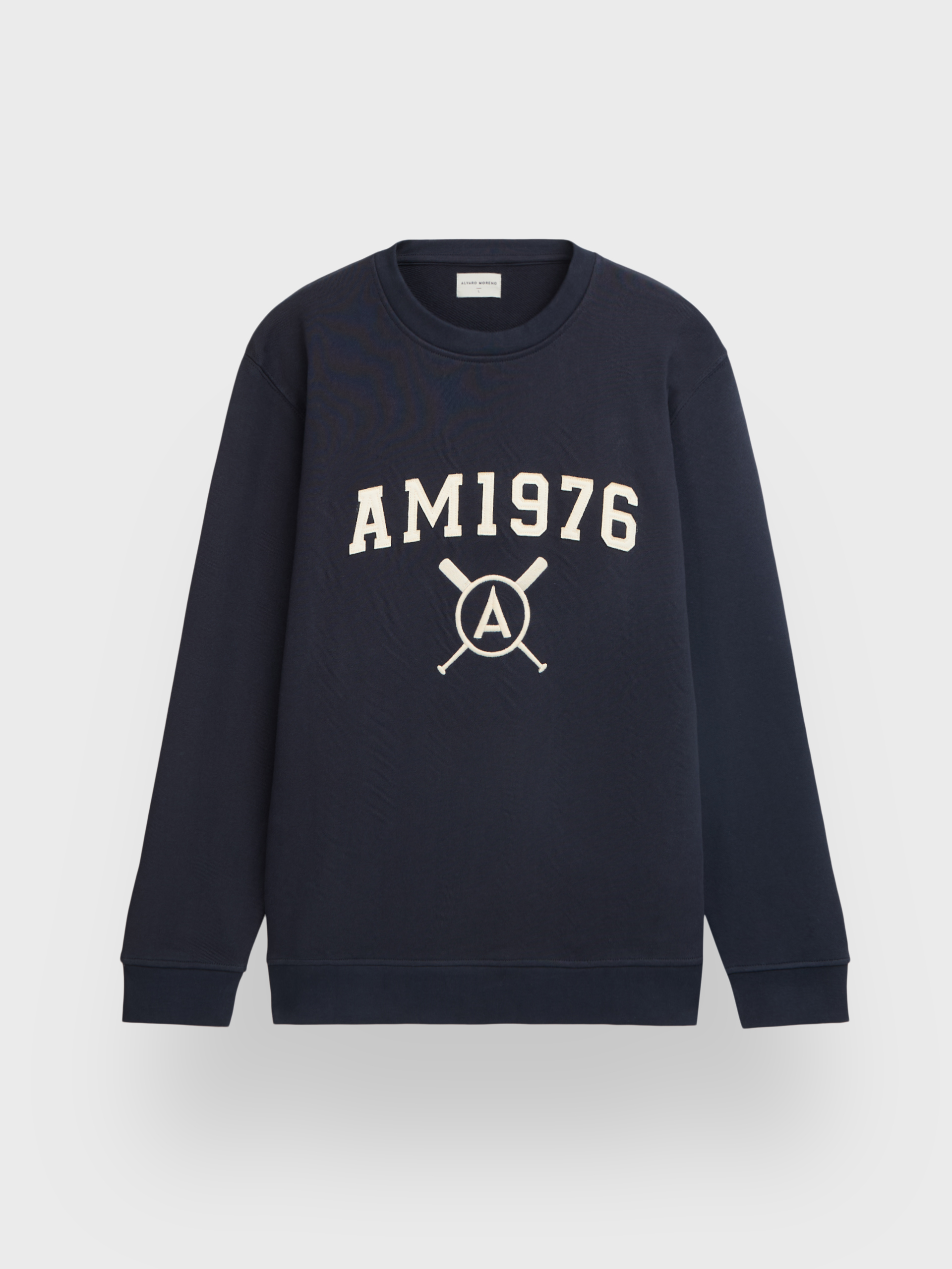 SUDADERA PATCH AZUL MARINO