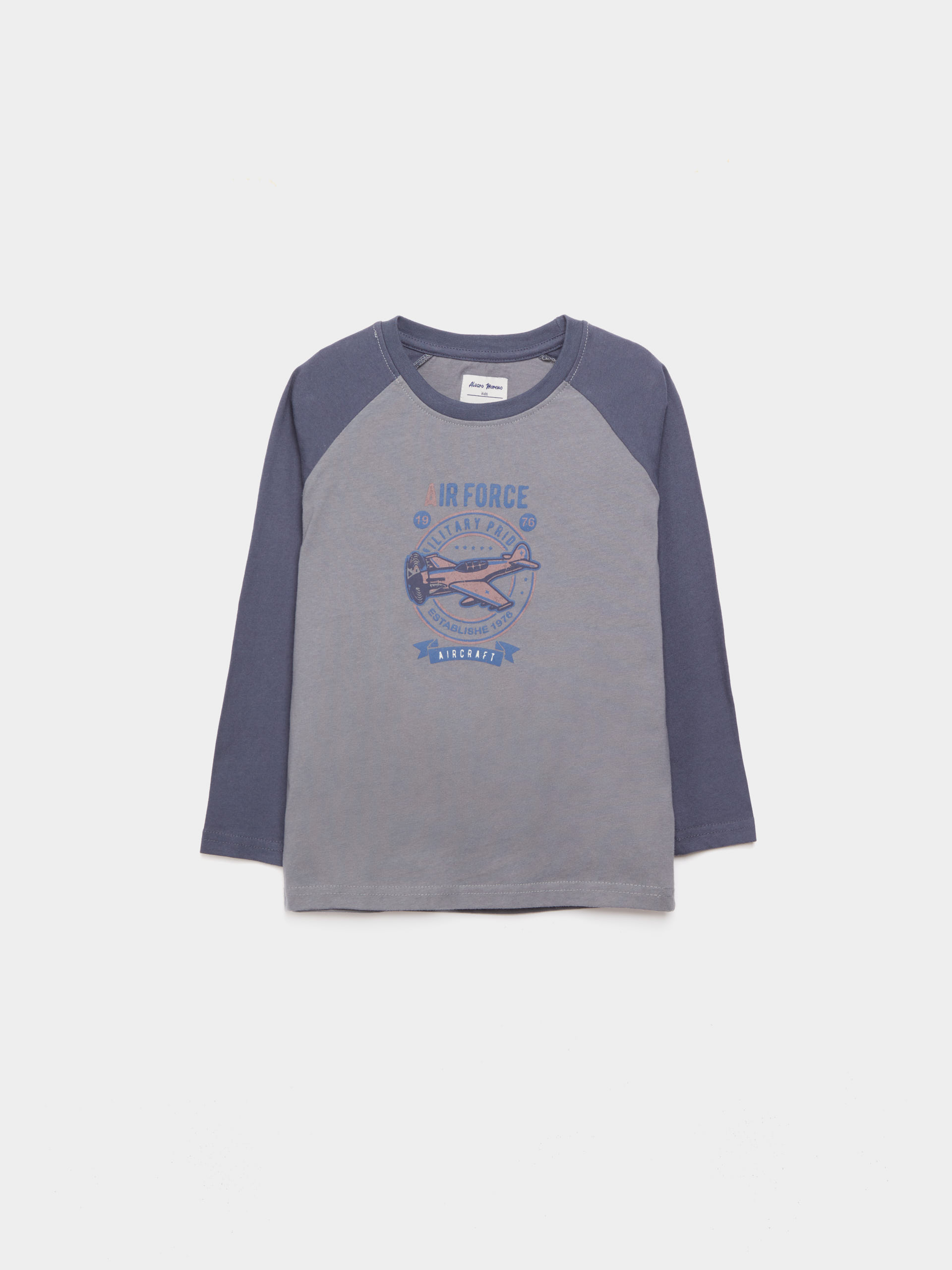 PIJAMA AIRCRAFT KIDS GRIS