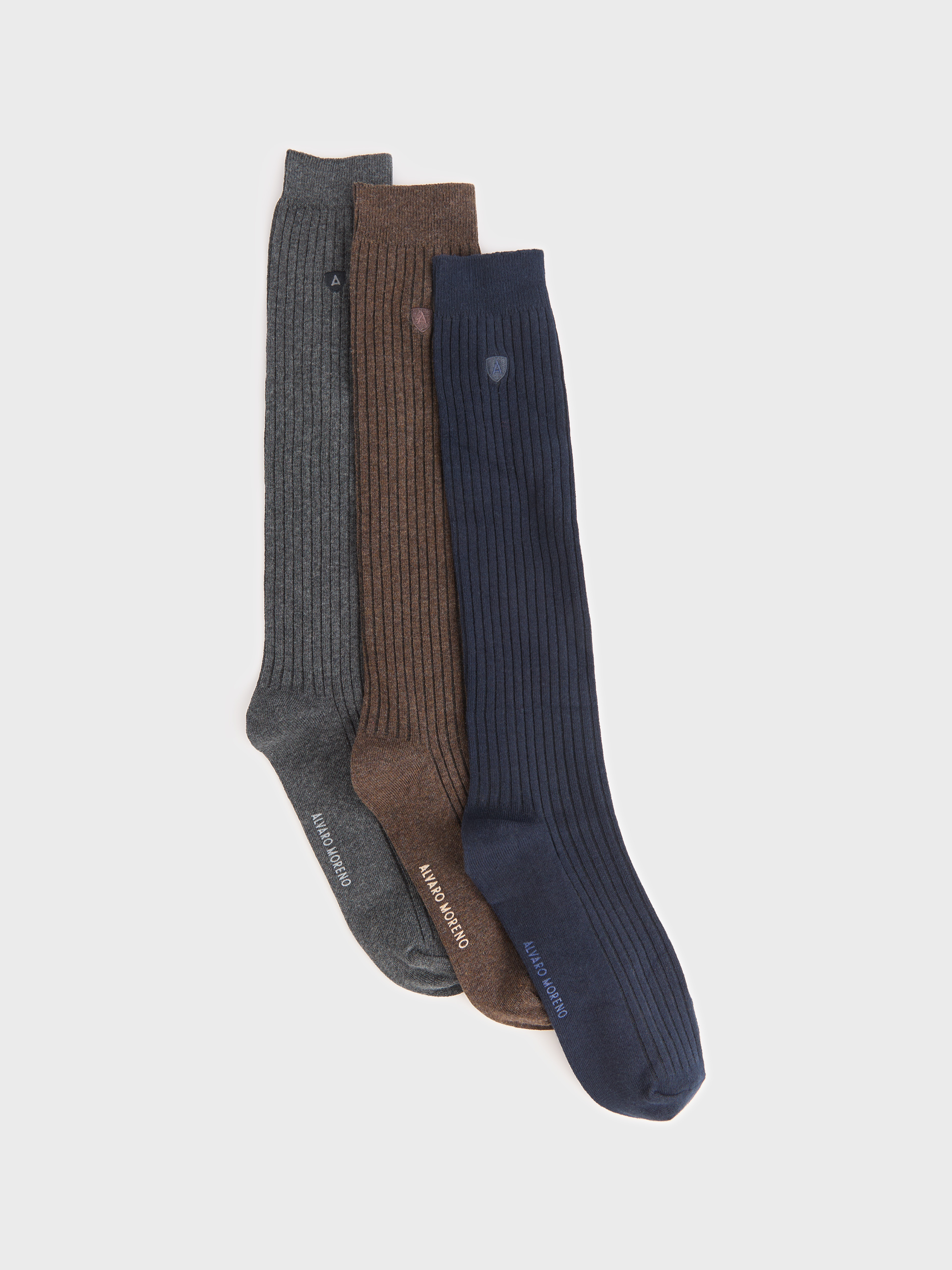 CALCETINES CANALE LARGOS AZUL MARINO