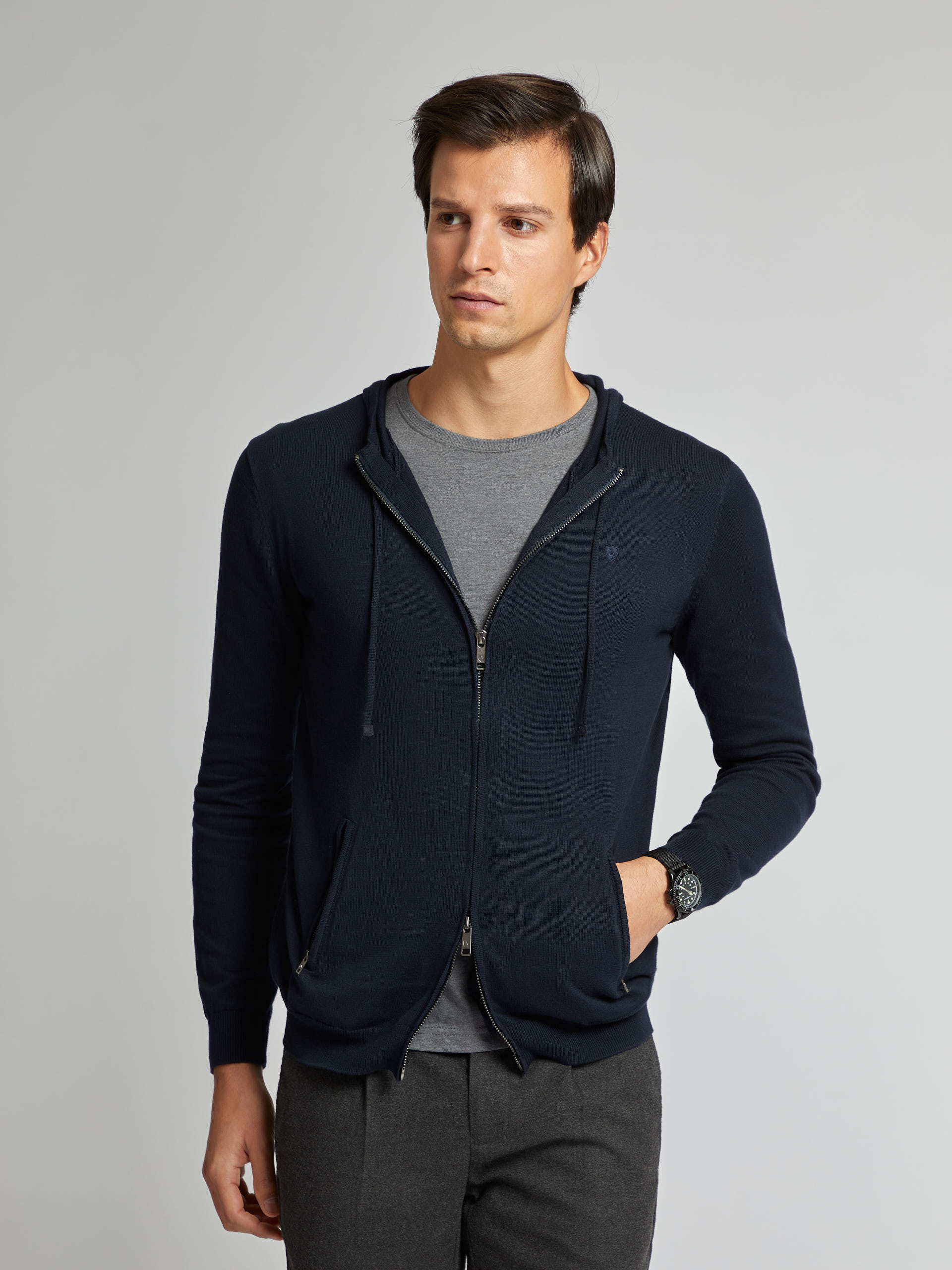 CARDIGAN HENRY AZUL MARINO
