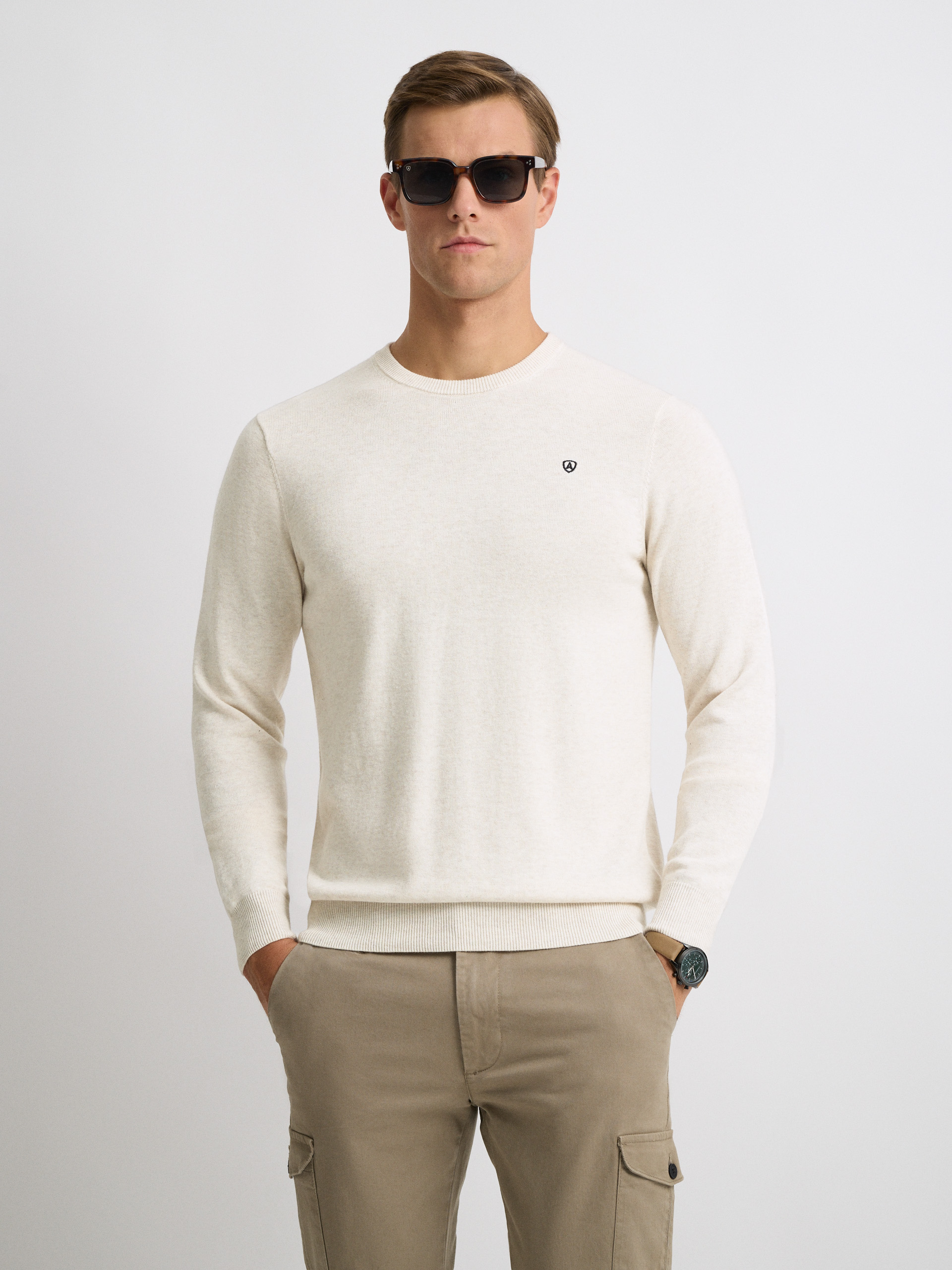 JERSEY ROUND NECK TRENDY CRUDO