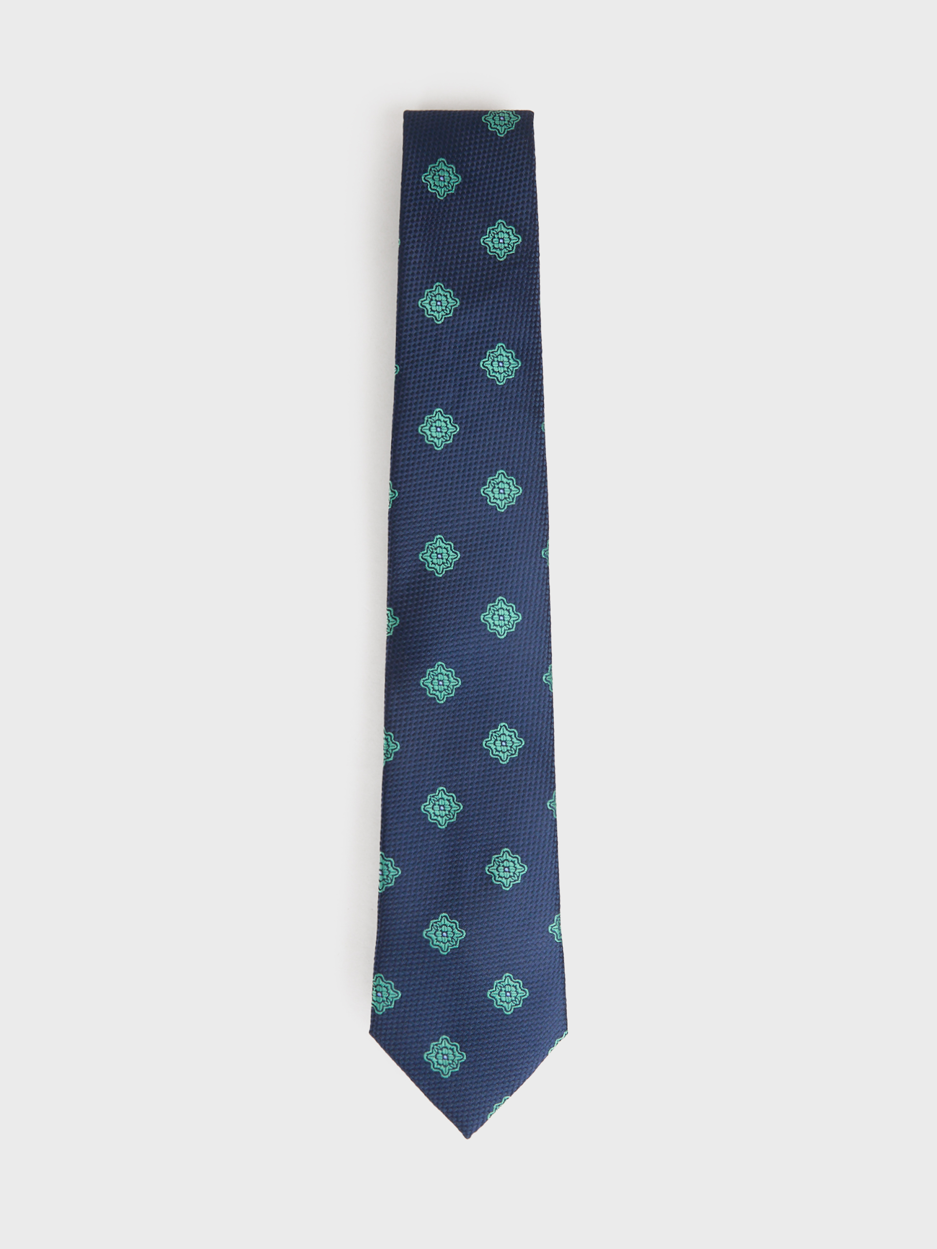 CORBATA JAQUARD MF AZUL MARINO