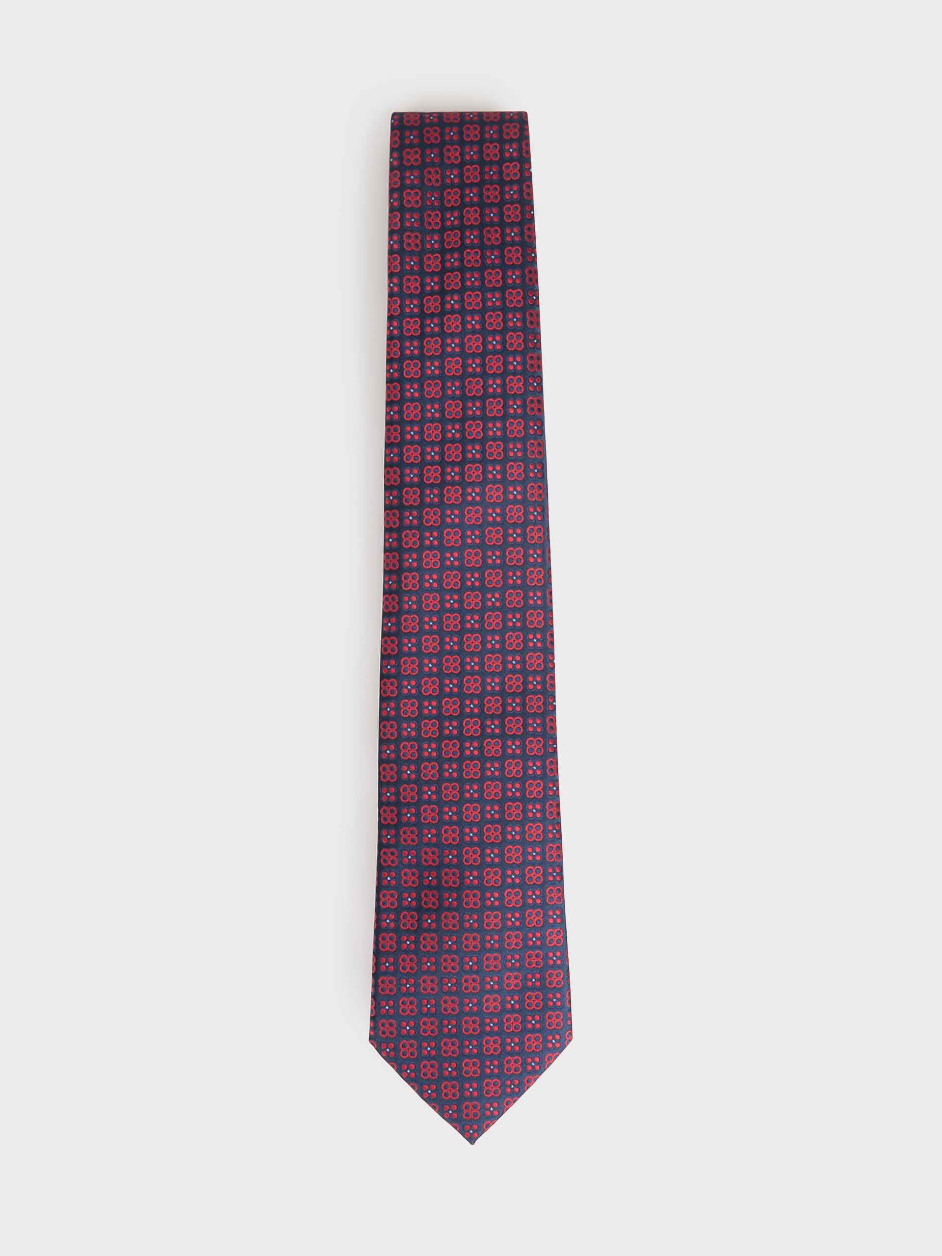 CORBATA JAQUARD MF AZUL MARINO