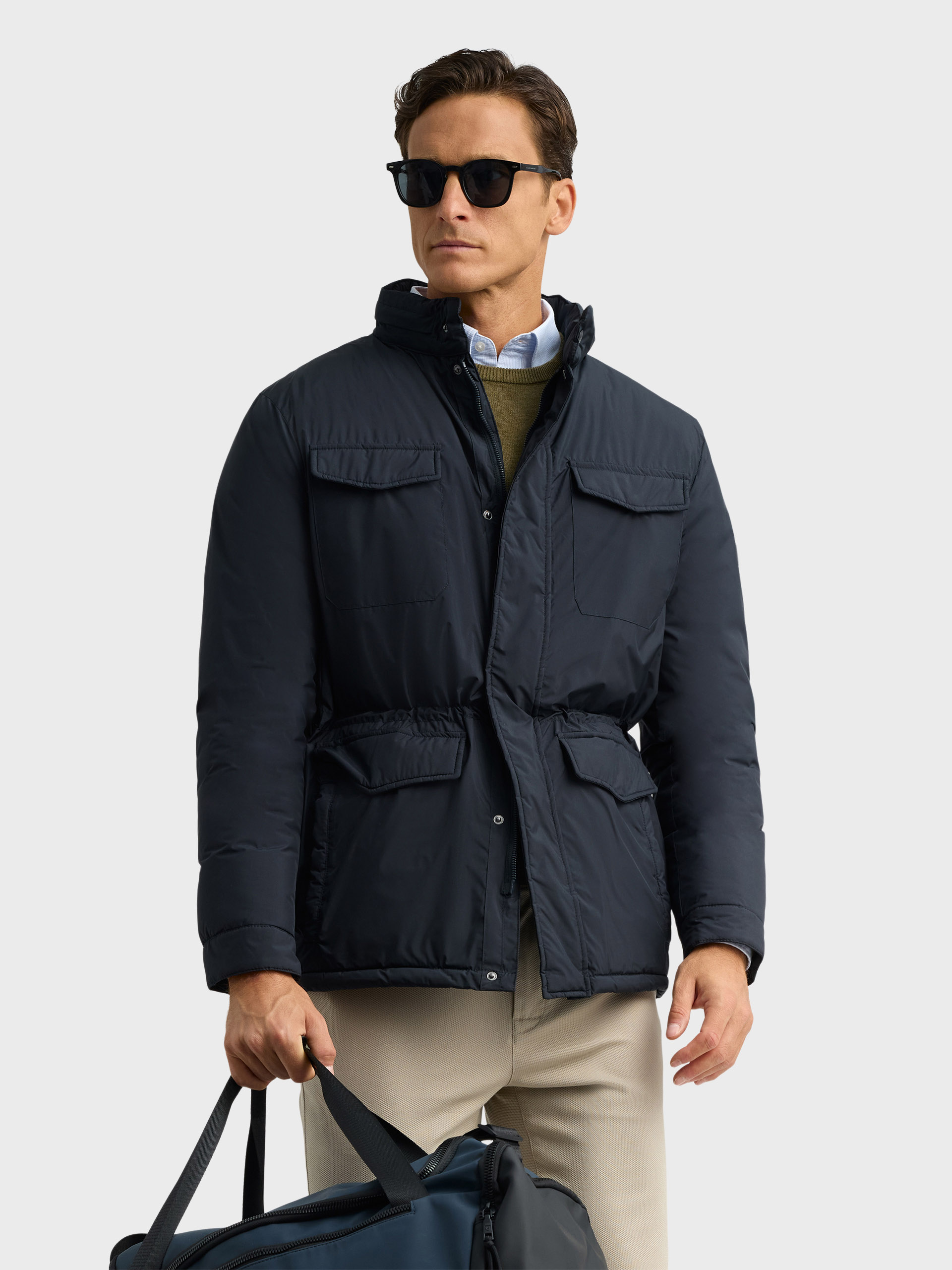 CAZADORA COLDER AZUL MARINO