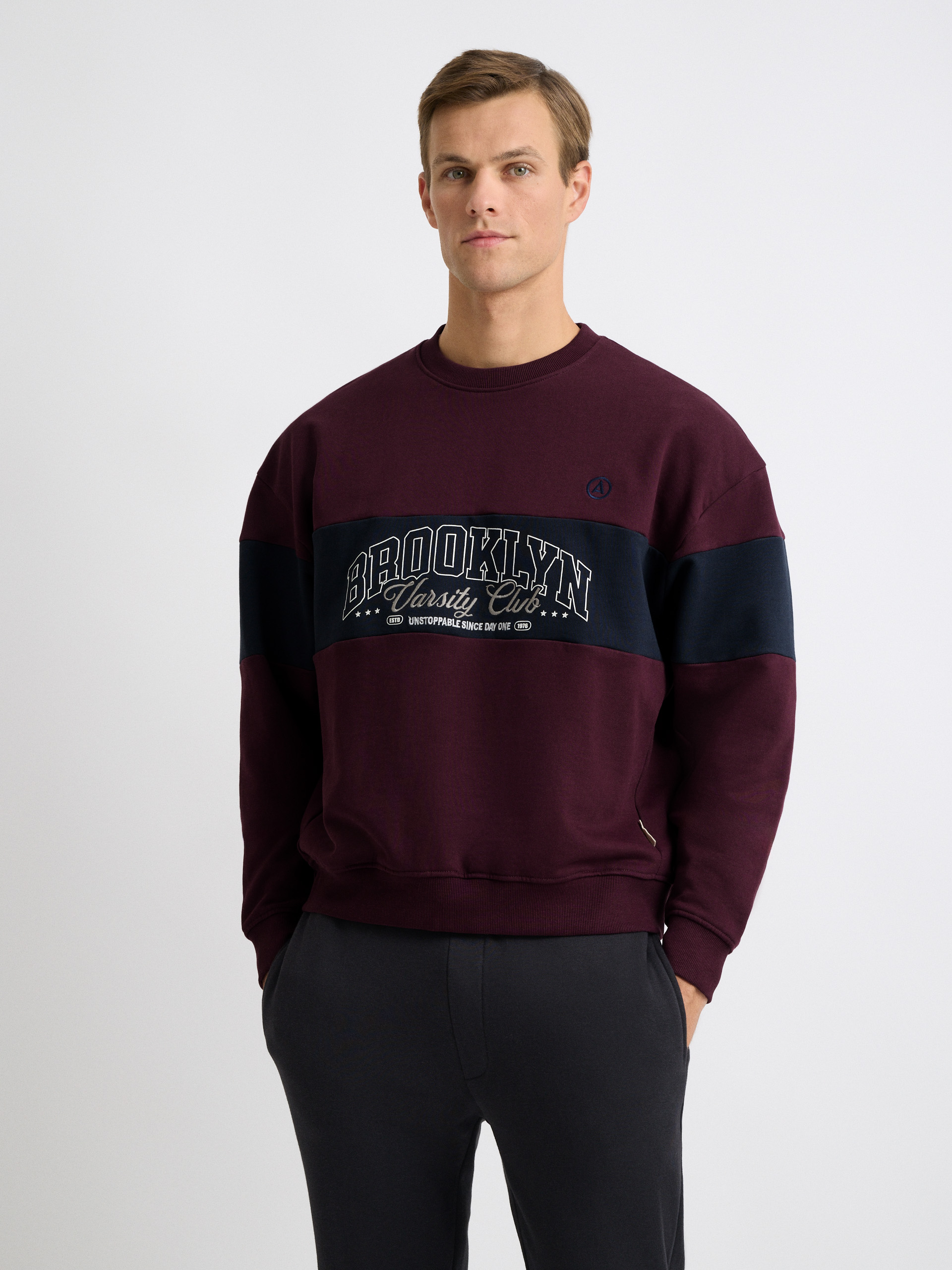 SUDADERA CLUB BURDEOS