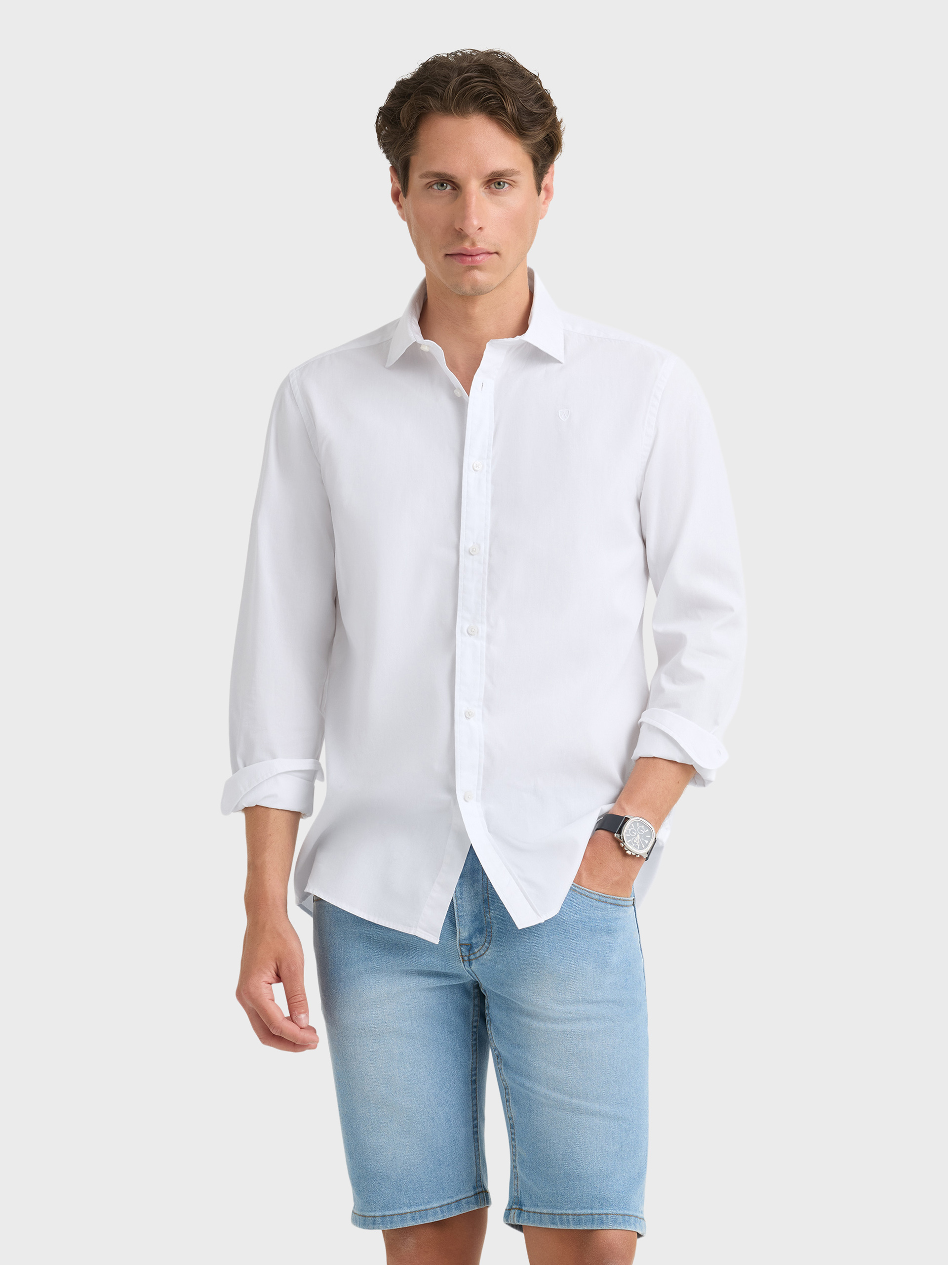 CAMISA POPELIN BLANCO