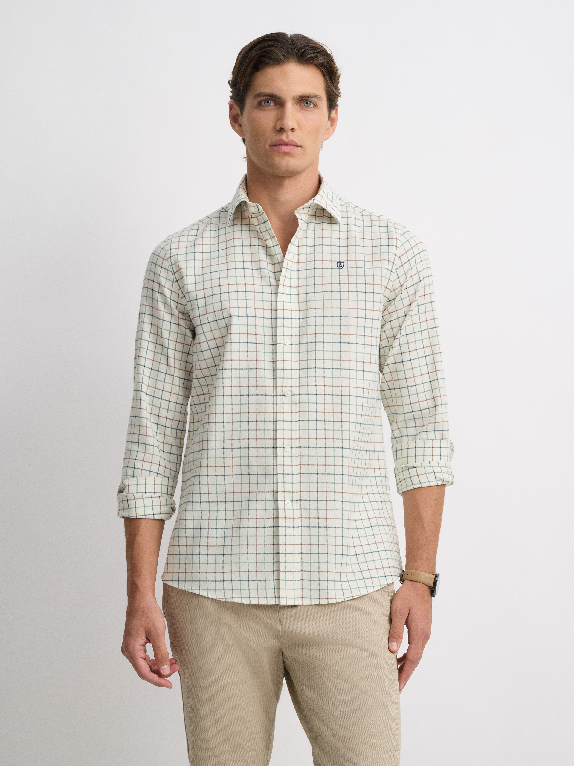 CAMISA HUNTER CHECKS VERDE