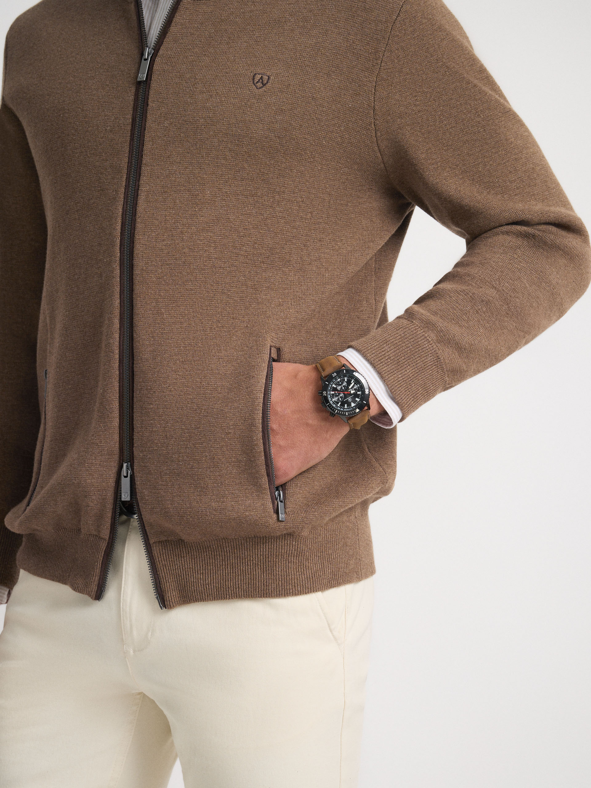 CARDIGAN CONTRASTE