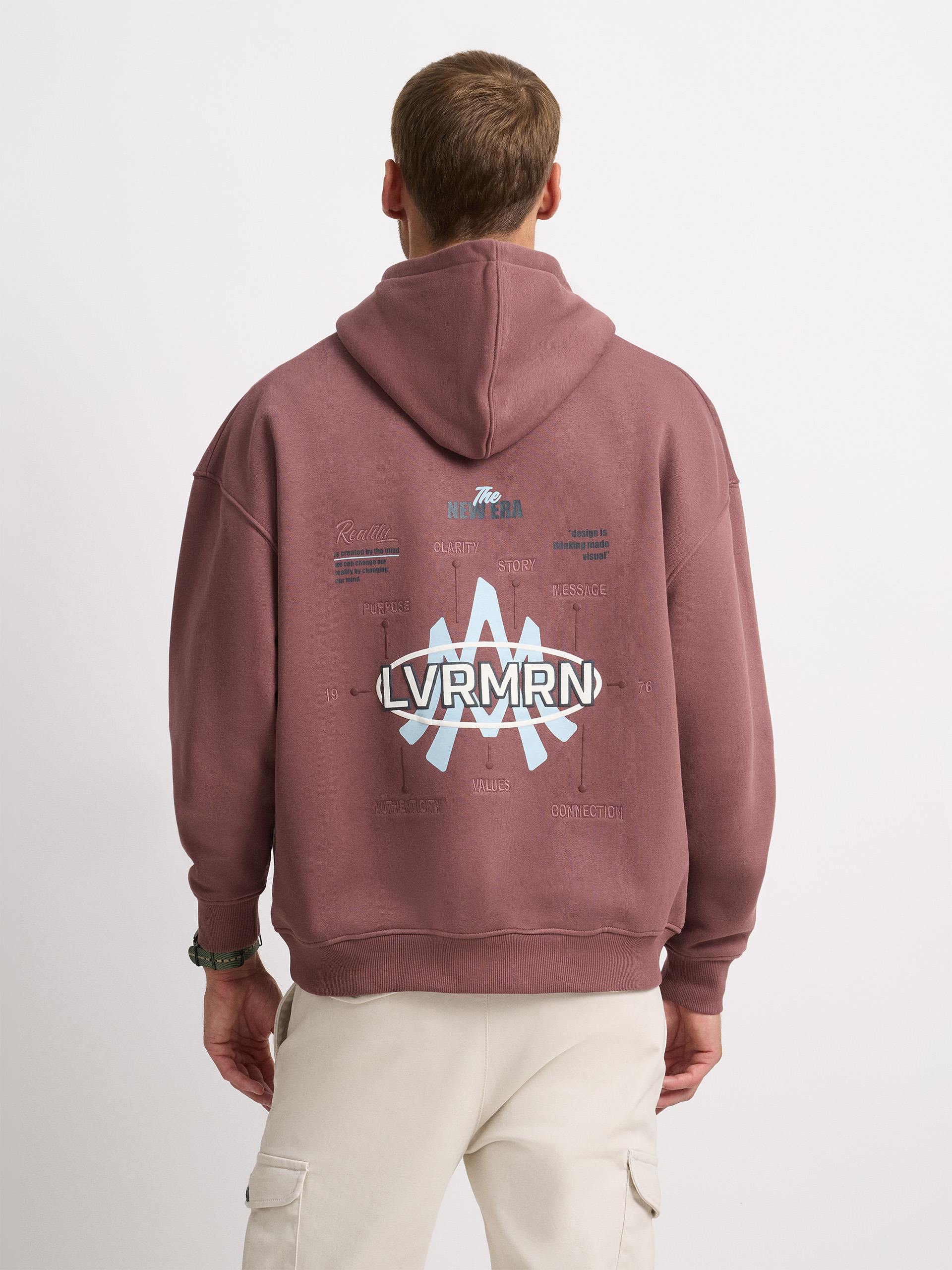 SUDADERA STORY BURDEOS
