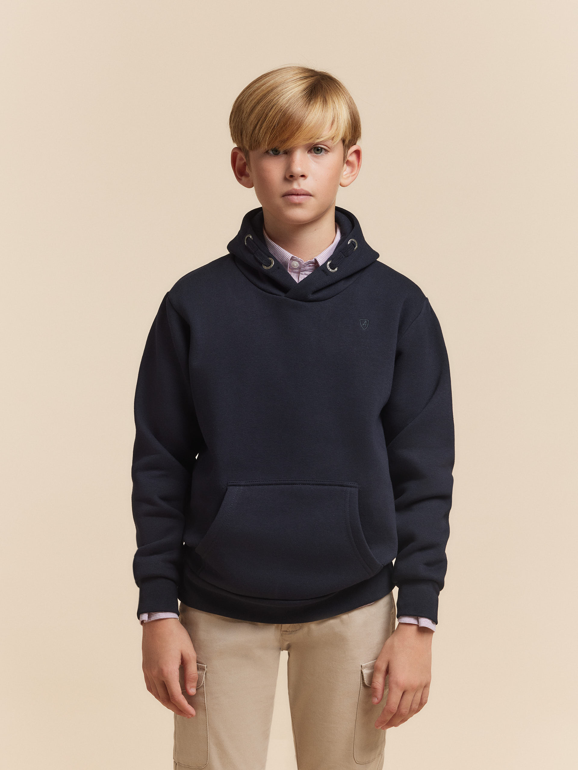 SUDADERA NELLAN KIDS AZUL MARINO