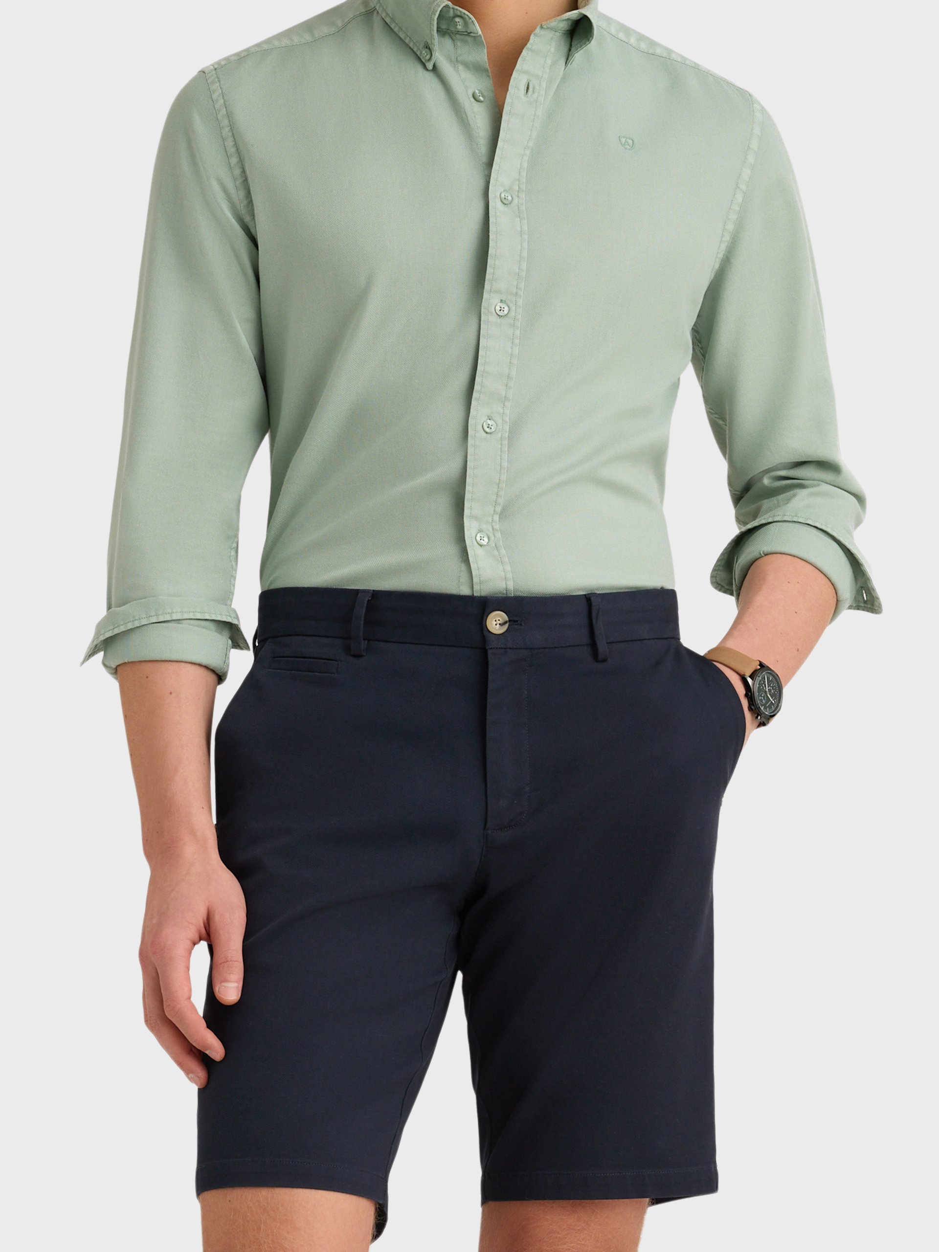 BERMUDA ESTRUCTURA AZUL MARINO