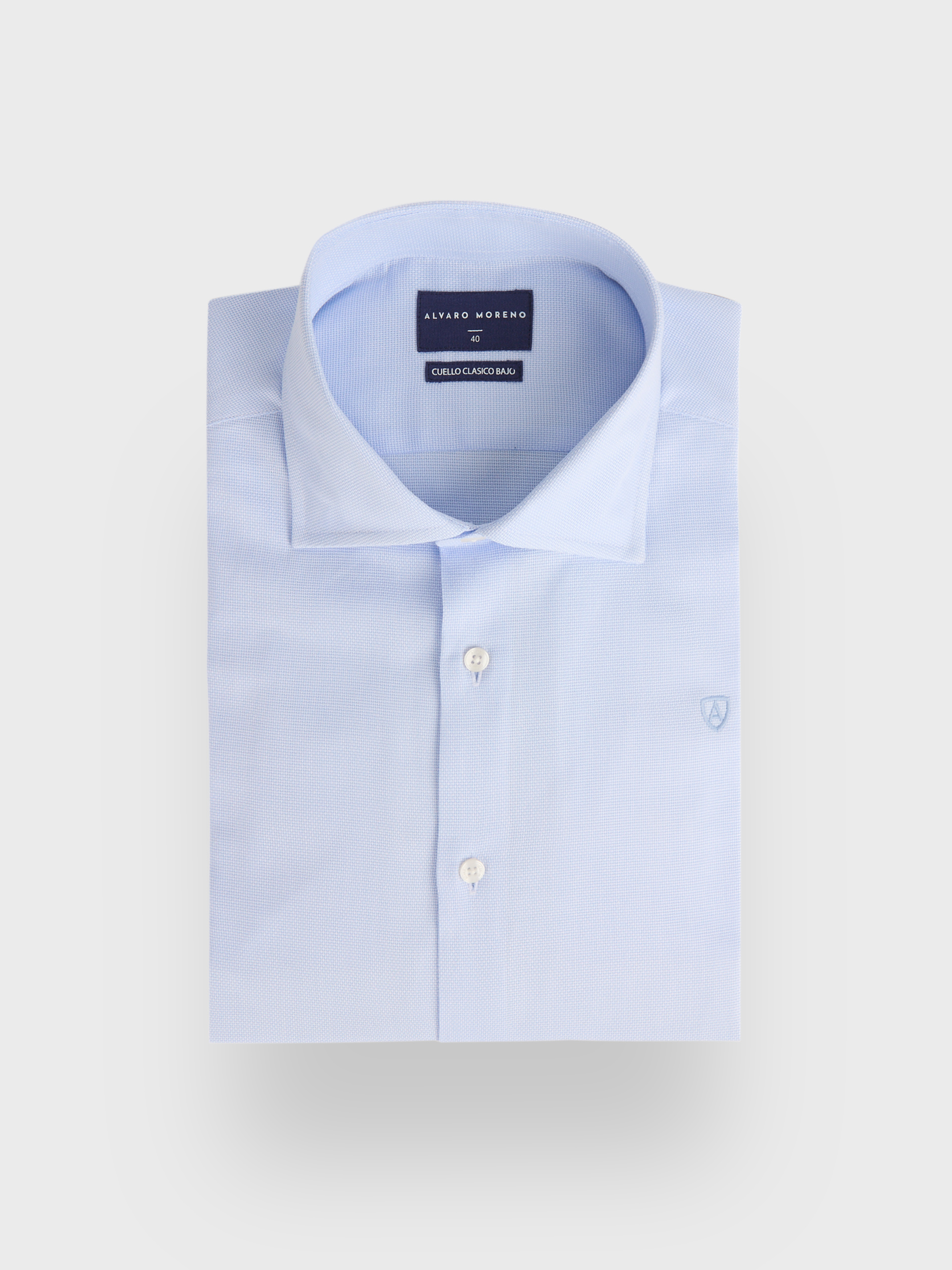 CAMISA MISTER DOBBY CELESTE