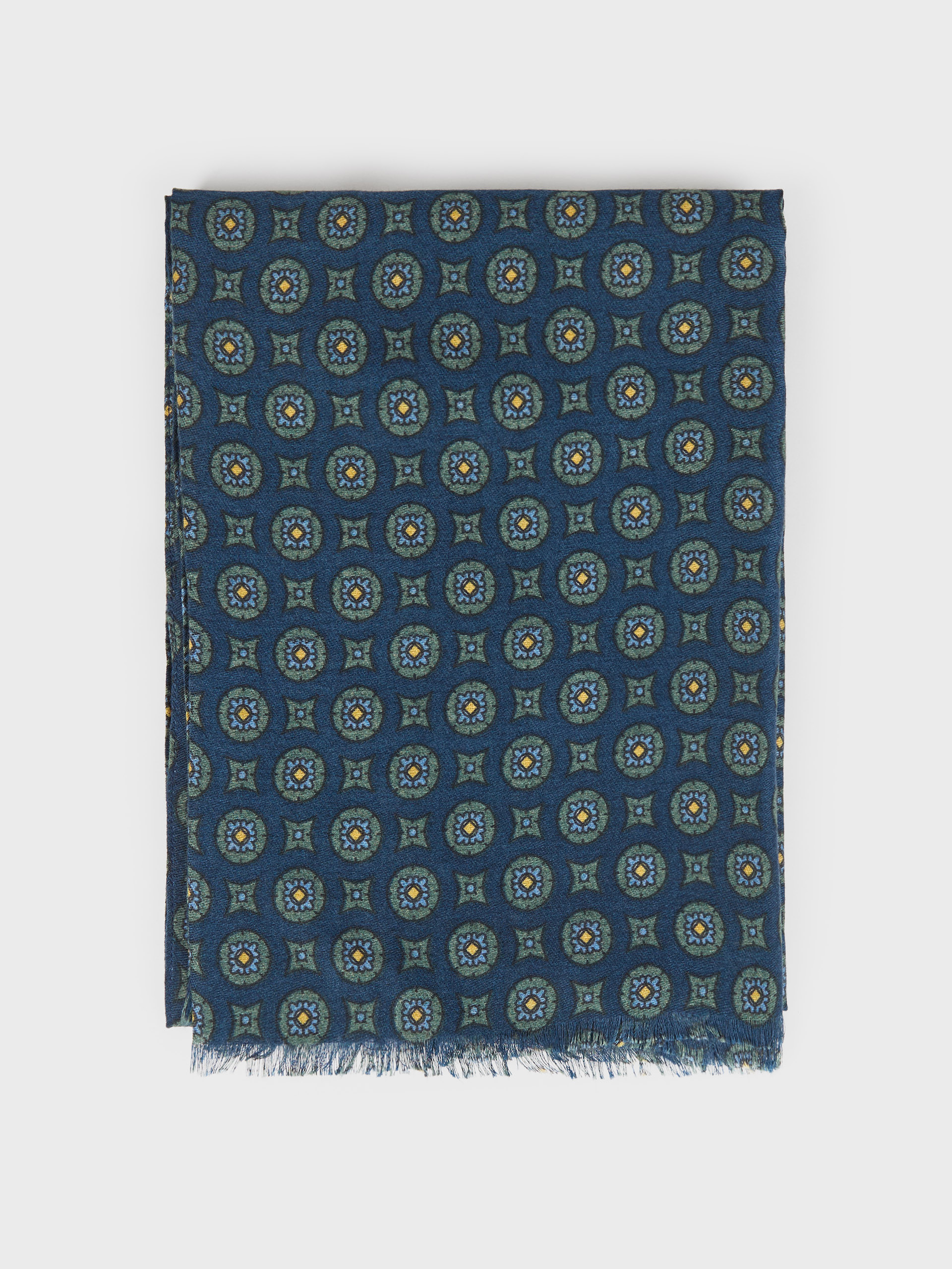 FOULARD PRINT AZUL MARINO