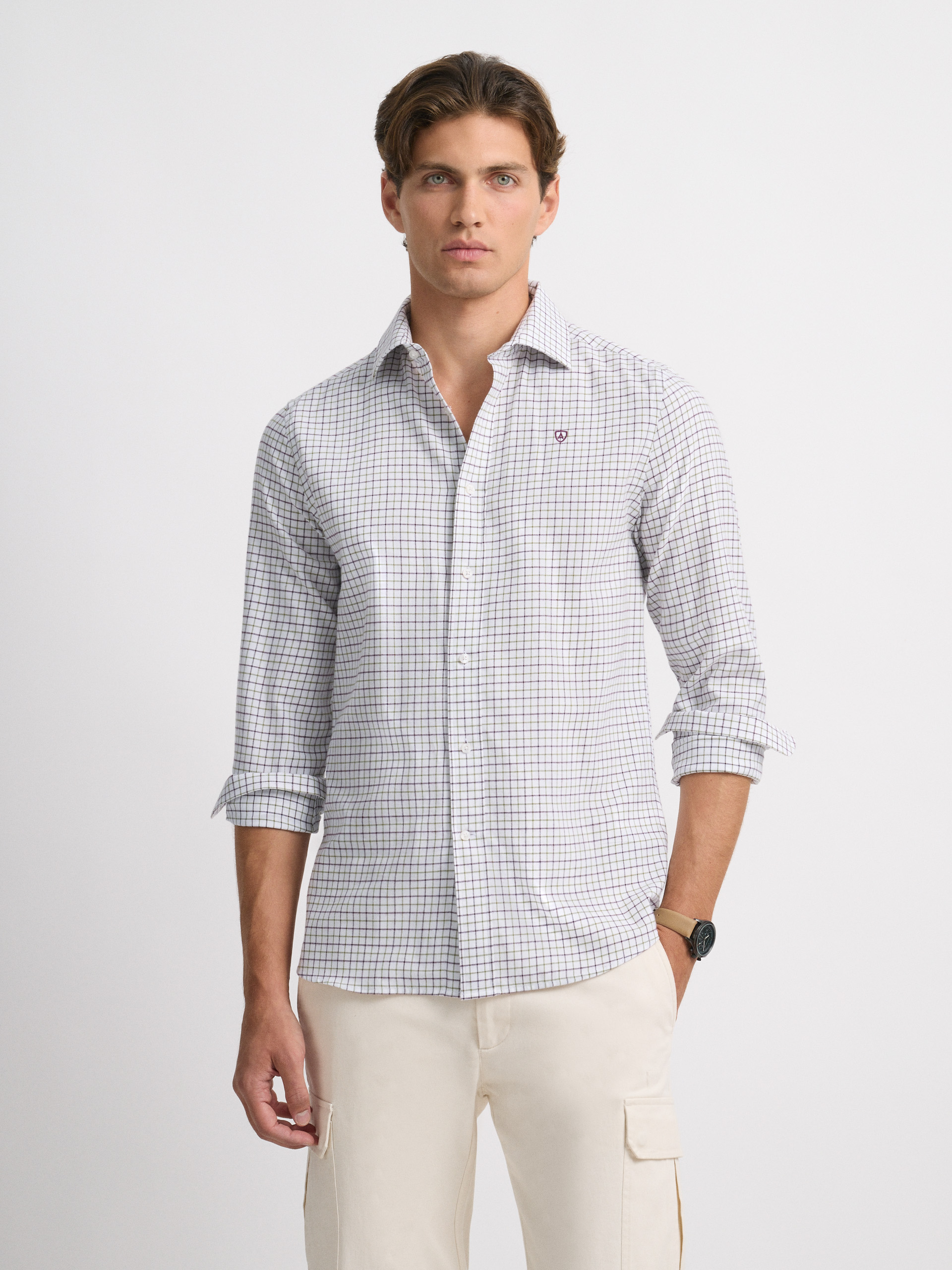 CAMISA HUNTER CHECKS VERDE